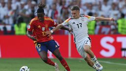 Spielszene Deutschland gegen Spanien | Bild:picture-alliance/dpa