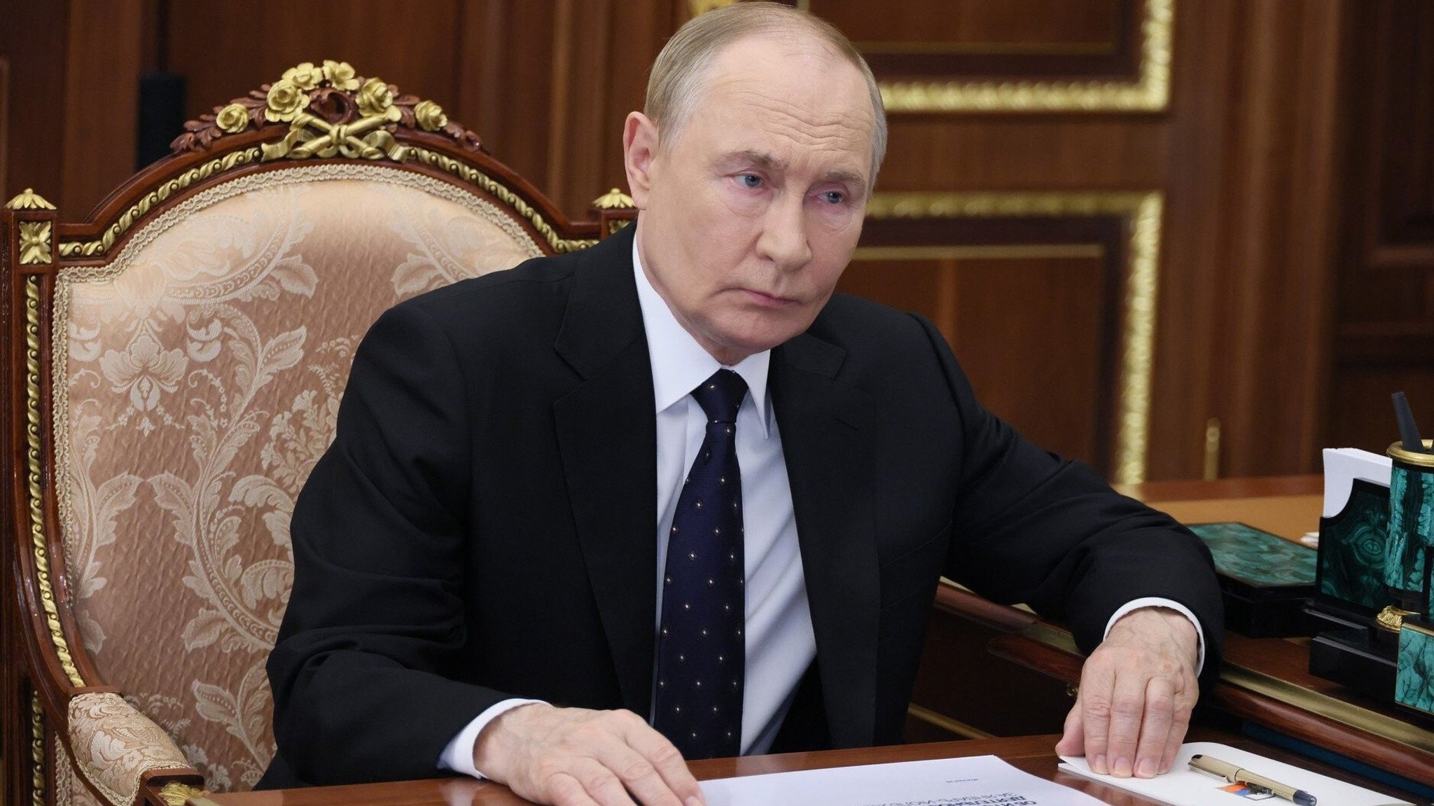 Der russische Präsident am 13. August 2025 im Moskauer Kreml