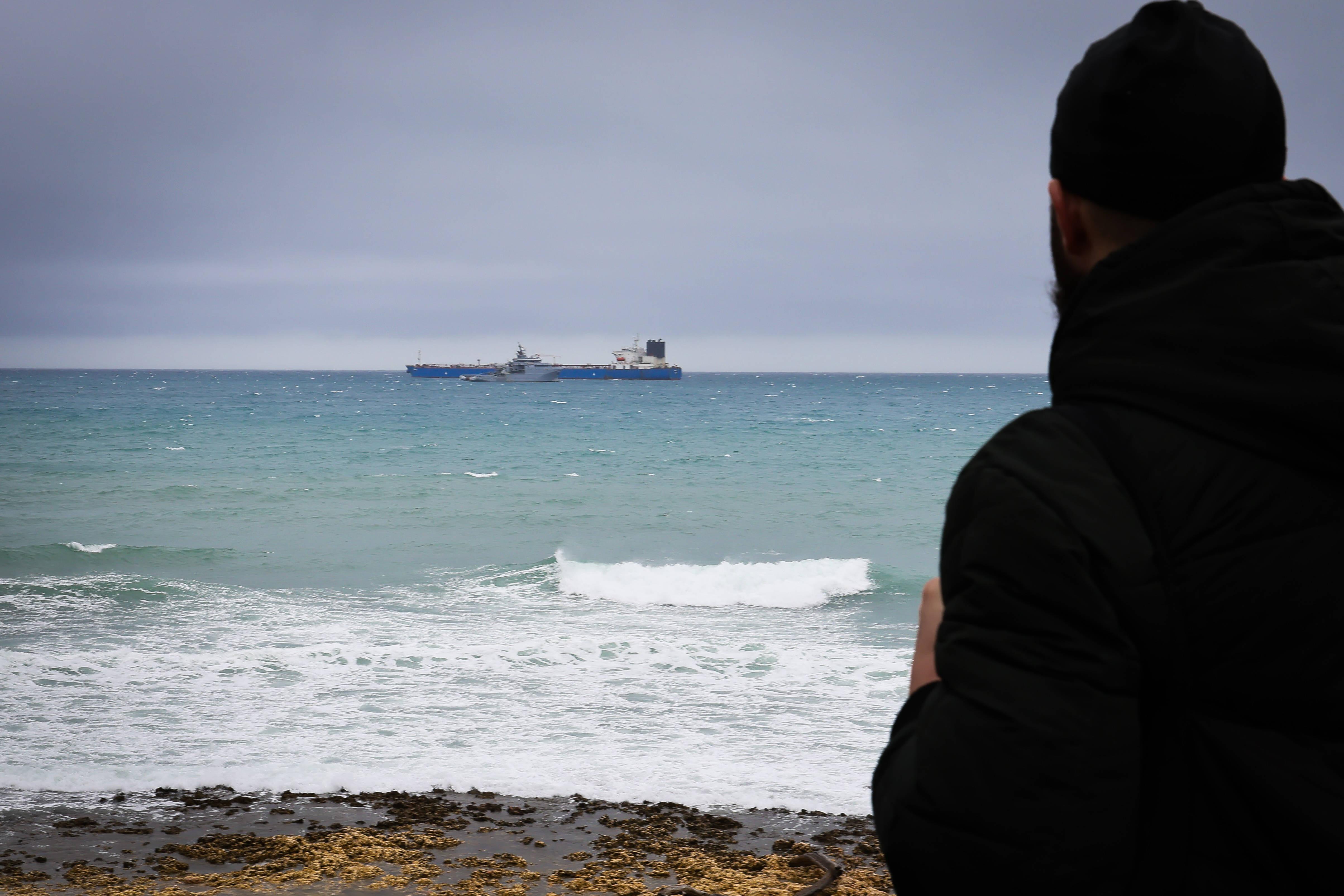 Am 27. Januar vor der französischen Küstenstadt Fos-sur-Mer