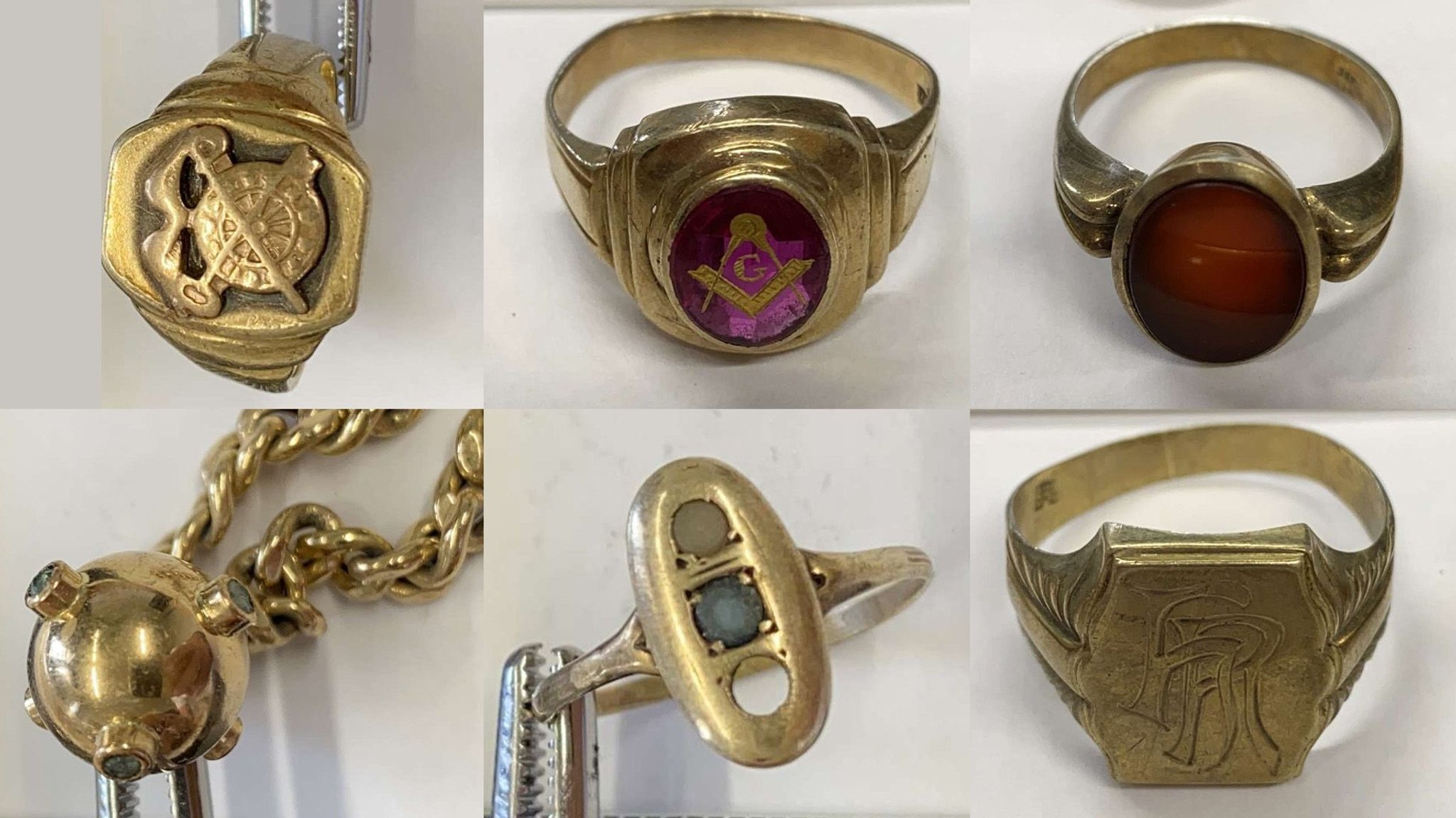 60 Goldringe im Wald: Verbindung zu den Freimaurern?