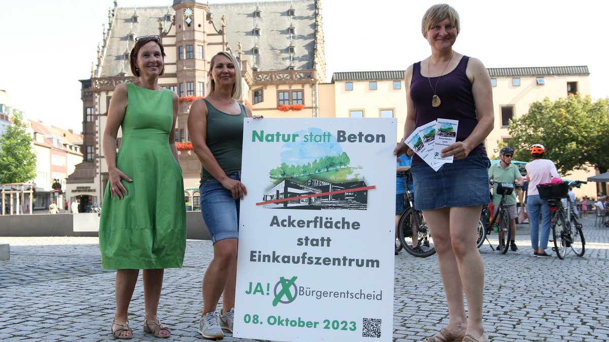 Schweinfurter stimmen gegen geplantes Einkaufszentrum