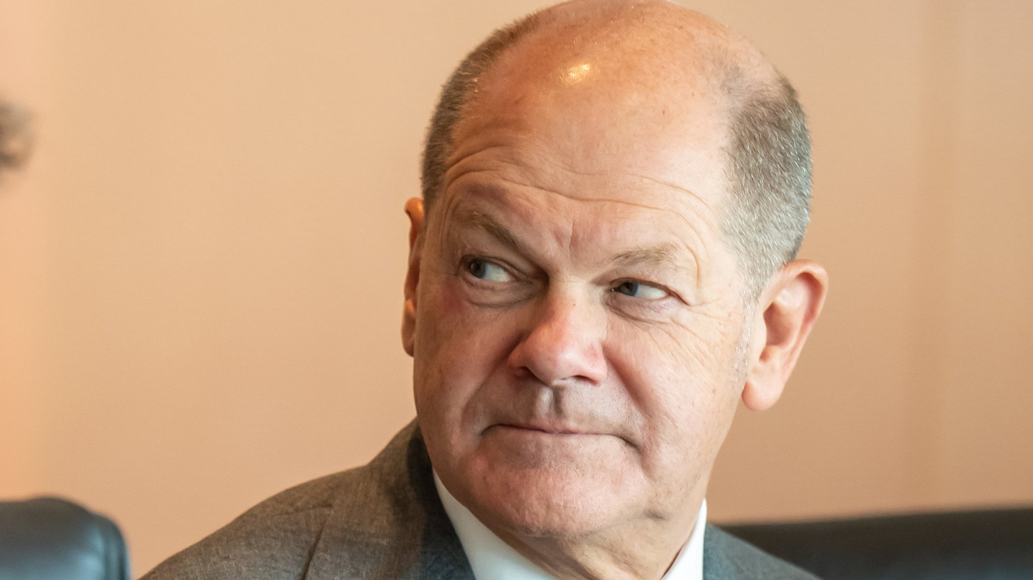 Bundeskanzler Olaf Scholz im Kabinett