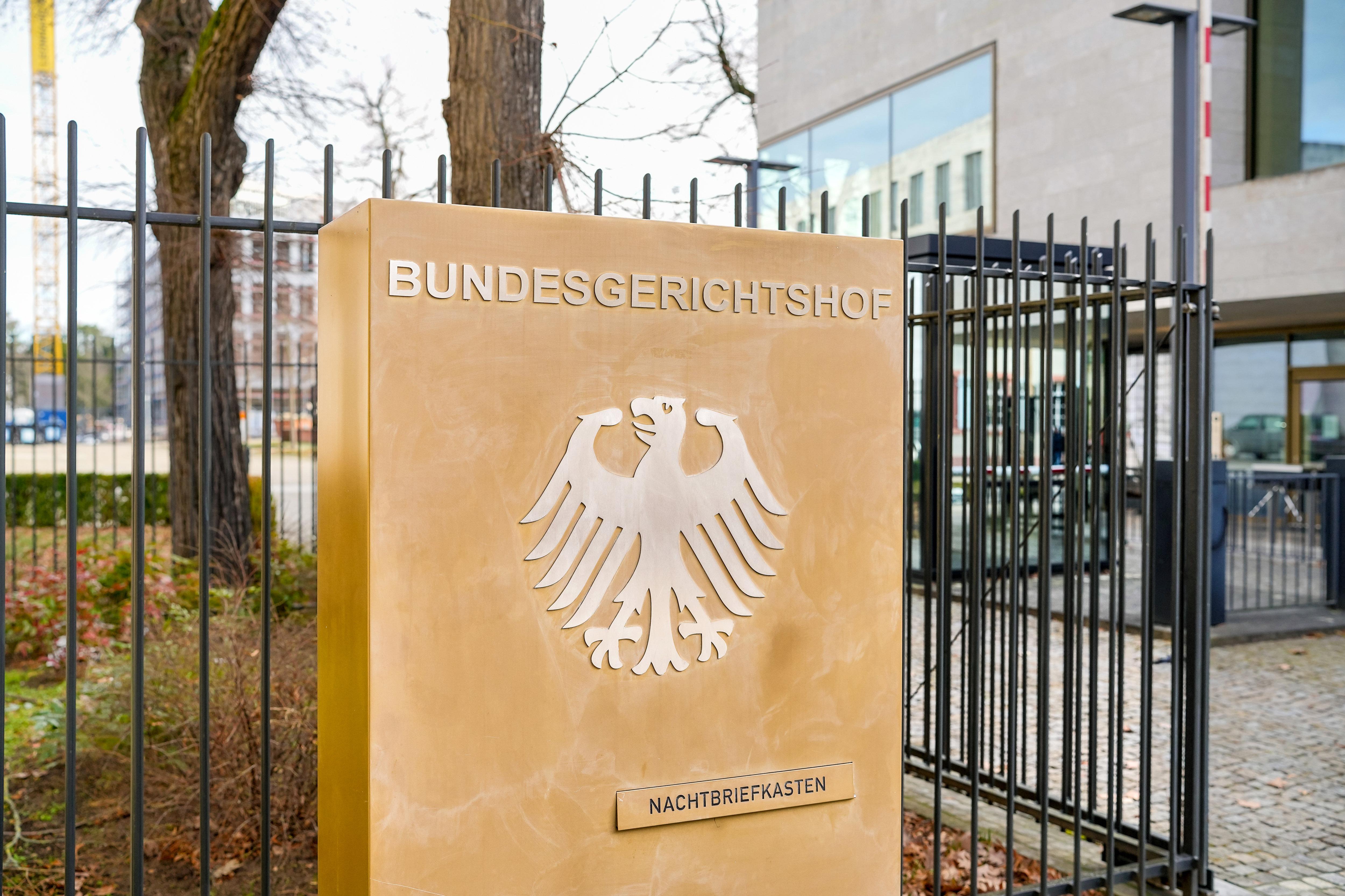 Eingangsbereich des Bundesgerichtshofs in Karlsruhe 