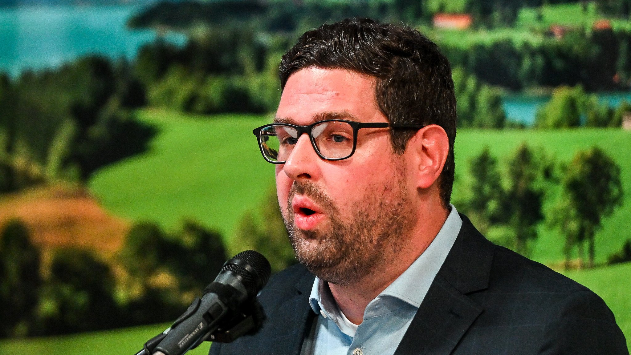 Christian Thomas, Kreisrat der AfD in Lindau. | Bild: picture alliance / nordphoto GmbH | nordphoto GmbH / Hafner Christian Thomas, Kreisrat der AfD in Lindau.