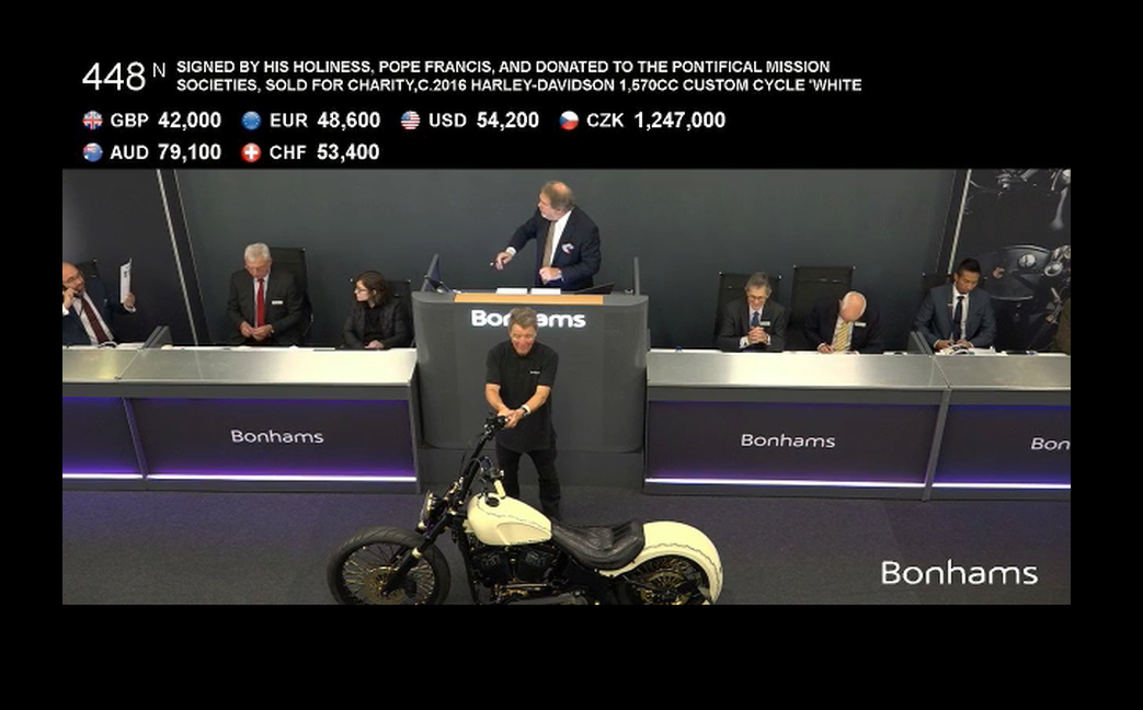 Papst Harley Aus Hettstadt Bringt Deutlich Weniger Als Erhofft Br24