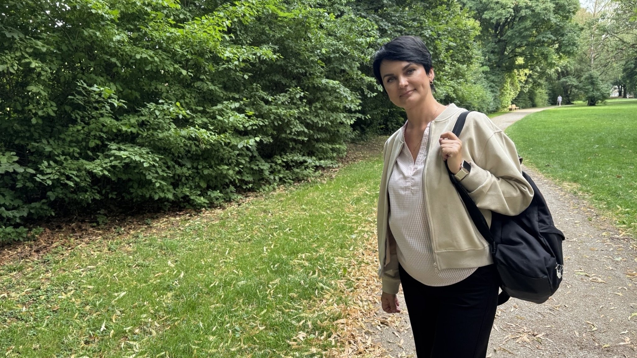 Unter den Ukrainischen Kriegsflüchtlingen sind viele alleinerziehende Frauen wie Katerina | Bild: Astrid Uhr Unter den Ukrainischen Kriegsflüchtlingen sind viele alleinerziehende Frauen wie Katerina