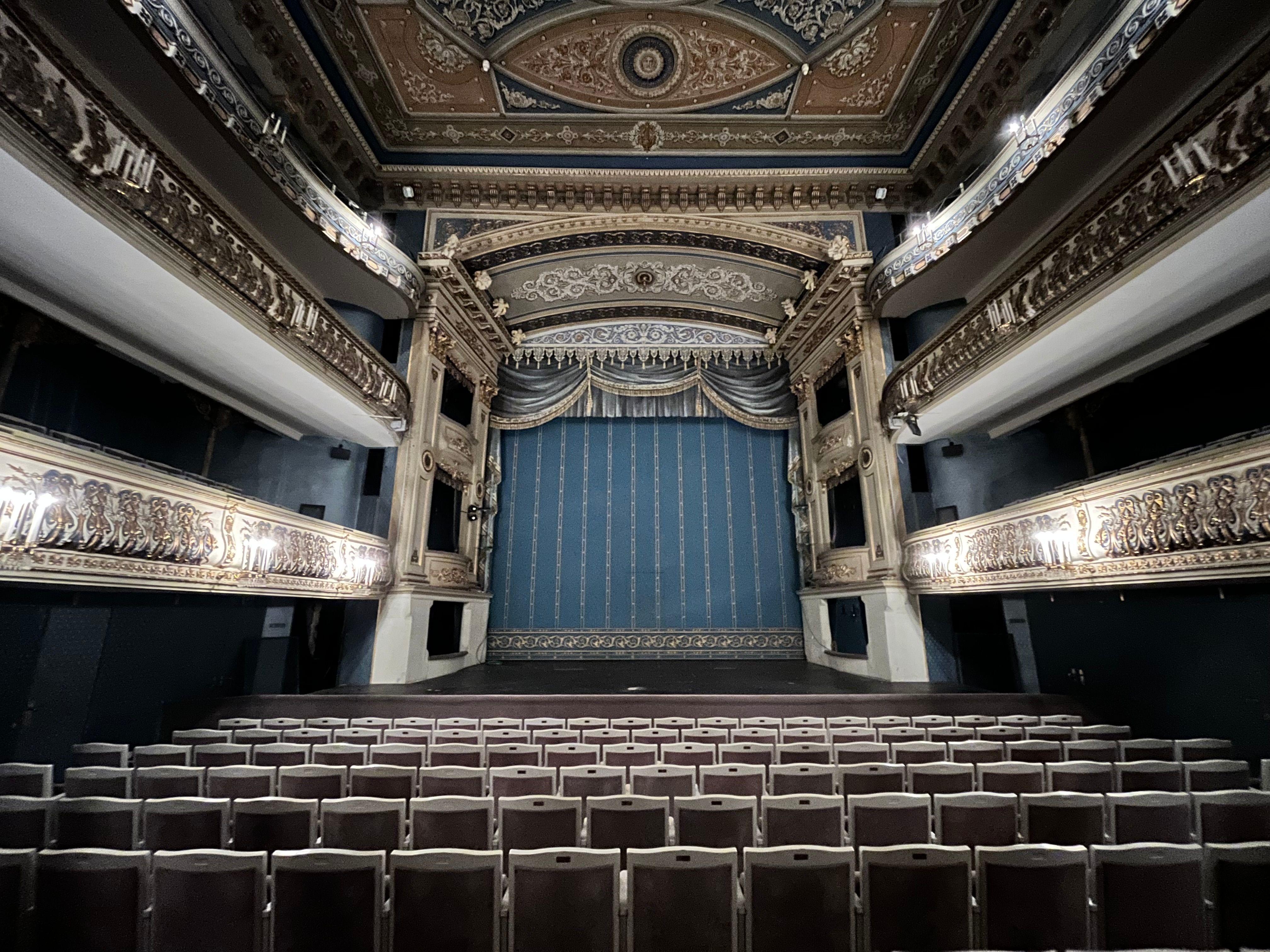 Ein Blick ins Große Haus des Landestheaters Coburg.