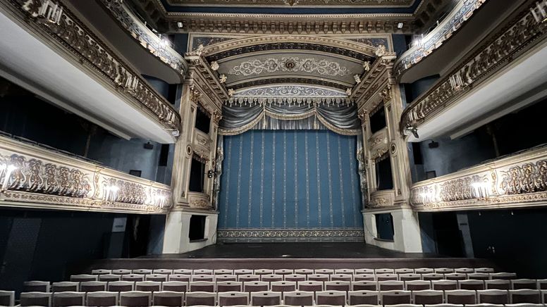 Ein Blick ins Große Haus des Landestheaters Coburg. | Bild:BR/Richard Padberg