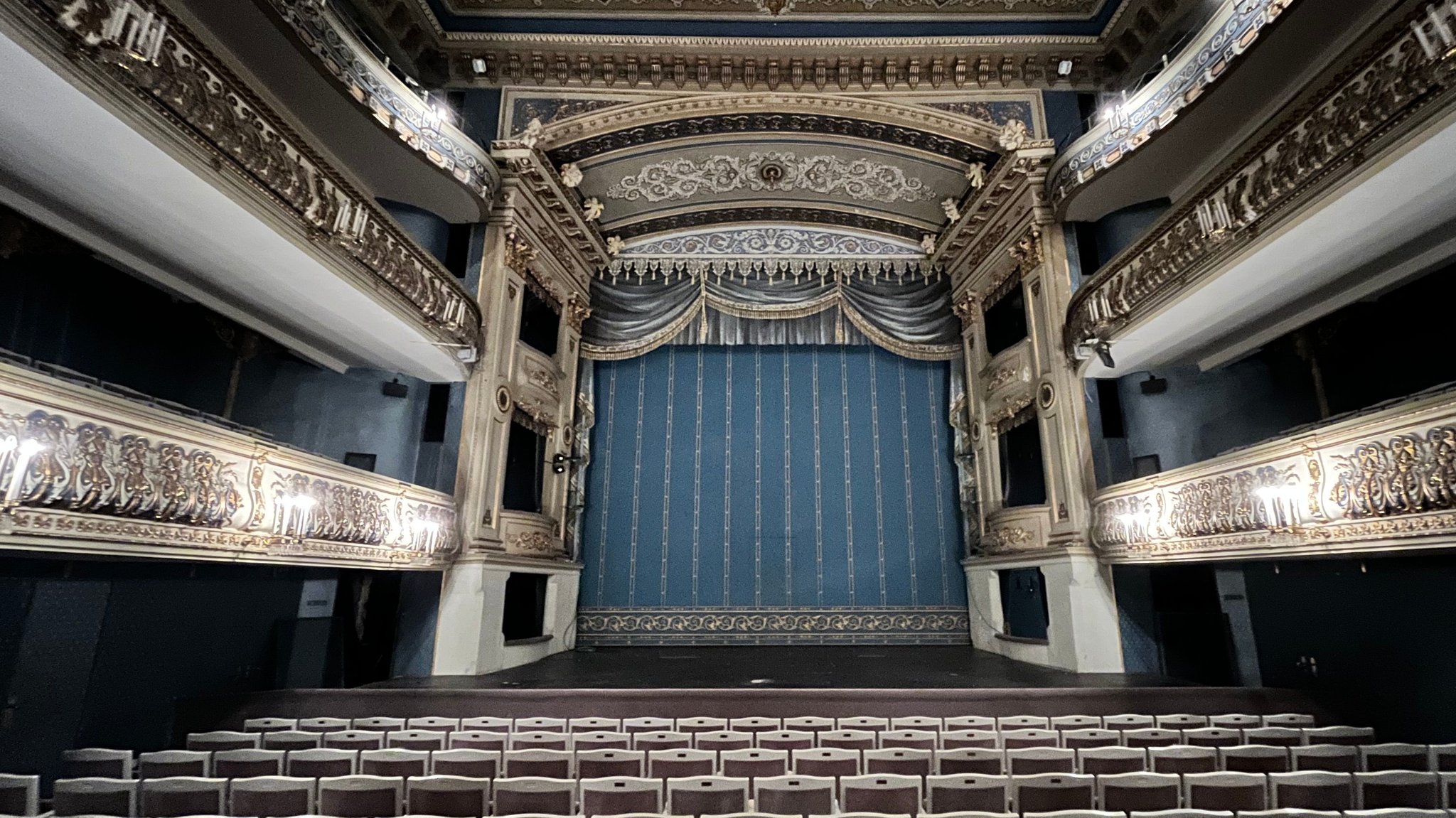 Ein Blick ins Große Haus des Landestheaters Coburg.