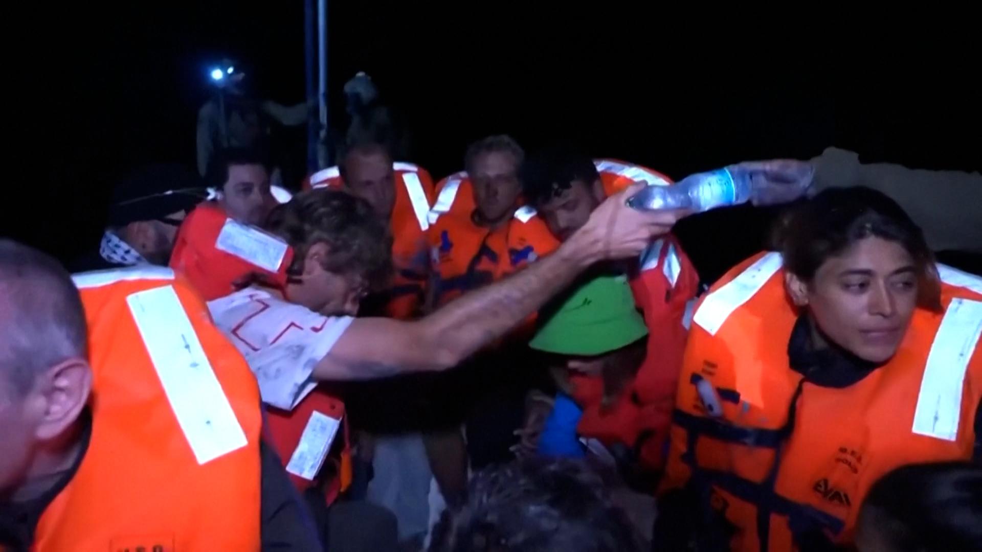 Das Aktivisten-Hilfsschiff "Madeleen" wurde vor der Küste des Gazastreifens gestoppt.