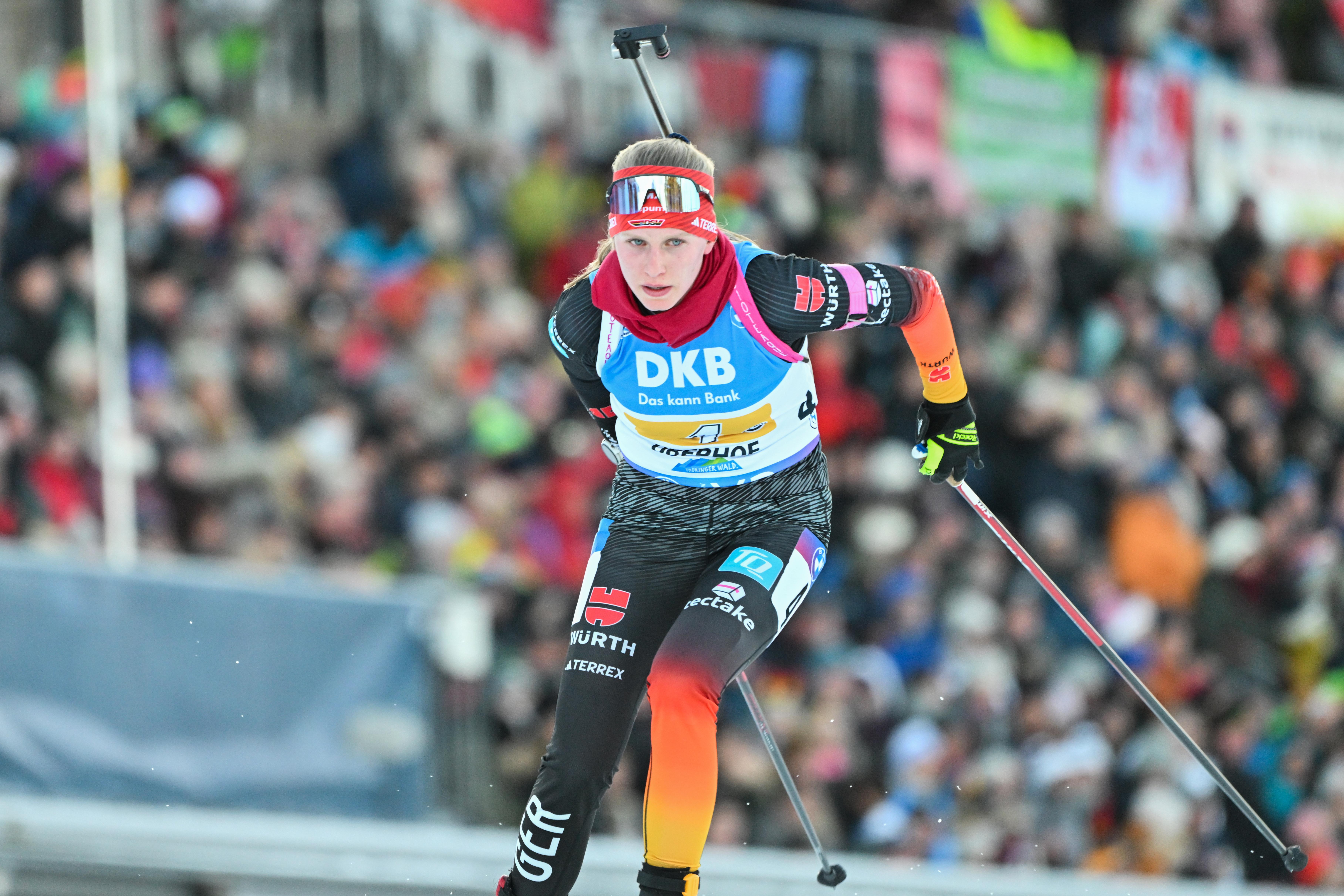 Julia Tannheimer in der Mixed-Staffel