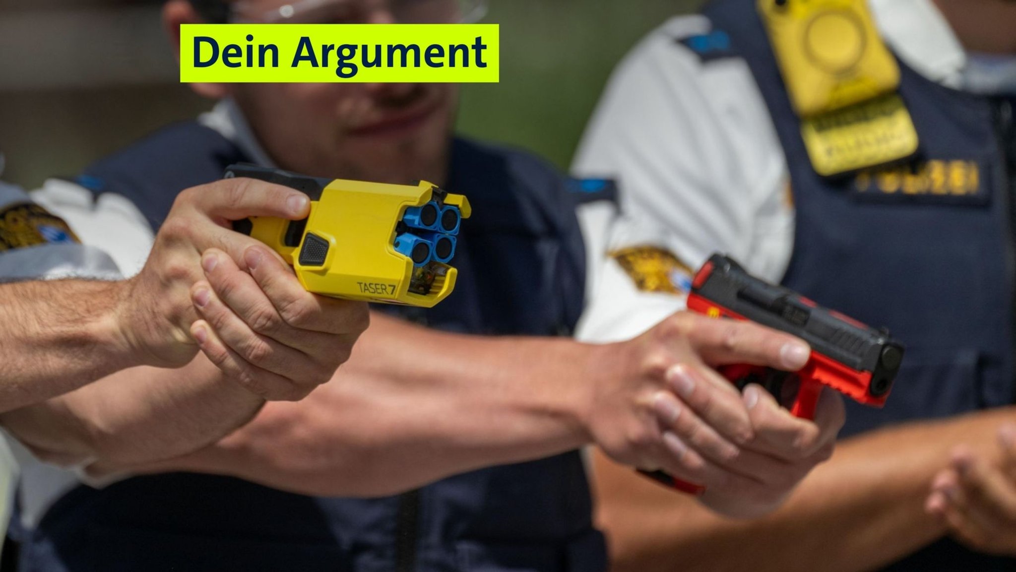 Streifenpolizei in Bayern testet Taser – das sorgt für Fragen