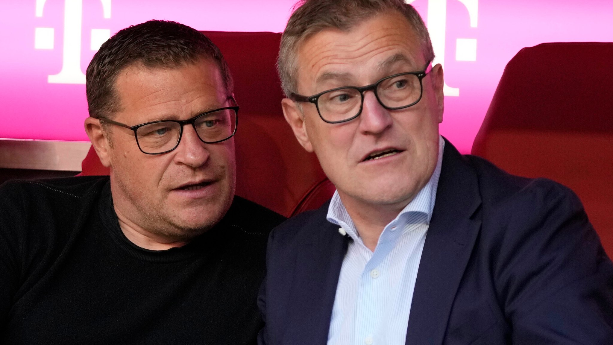 Sportvorstand Max Eberl und Vorstandschef Jan-Christian Dreesen (Archivbild)