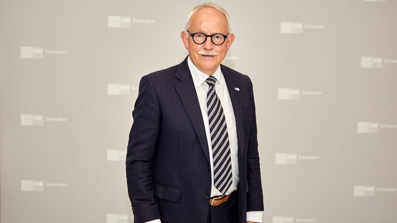 Der neu gewählte IHK-Präsident Gerhard Pfeifer