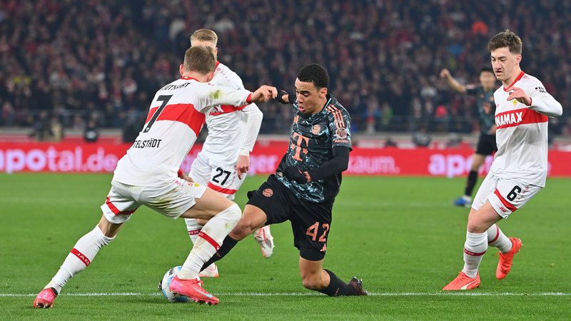 Jamal MUSIALA (Bayern Muenchen) | Bild: picture alliance / SvenSimon | Frank Hoermann/SVEN SIMON Jamal MUSIALA (Bayern Muenchen)