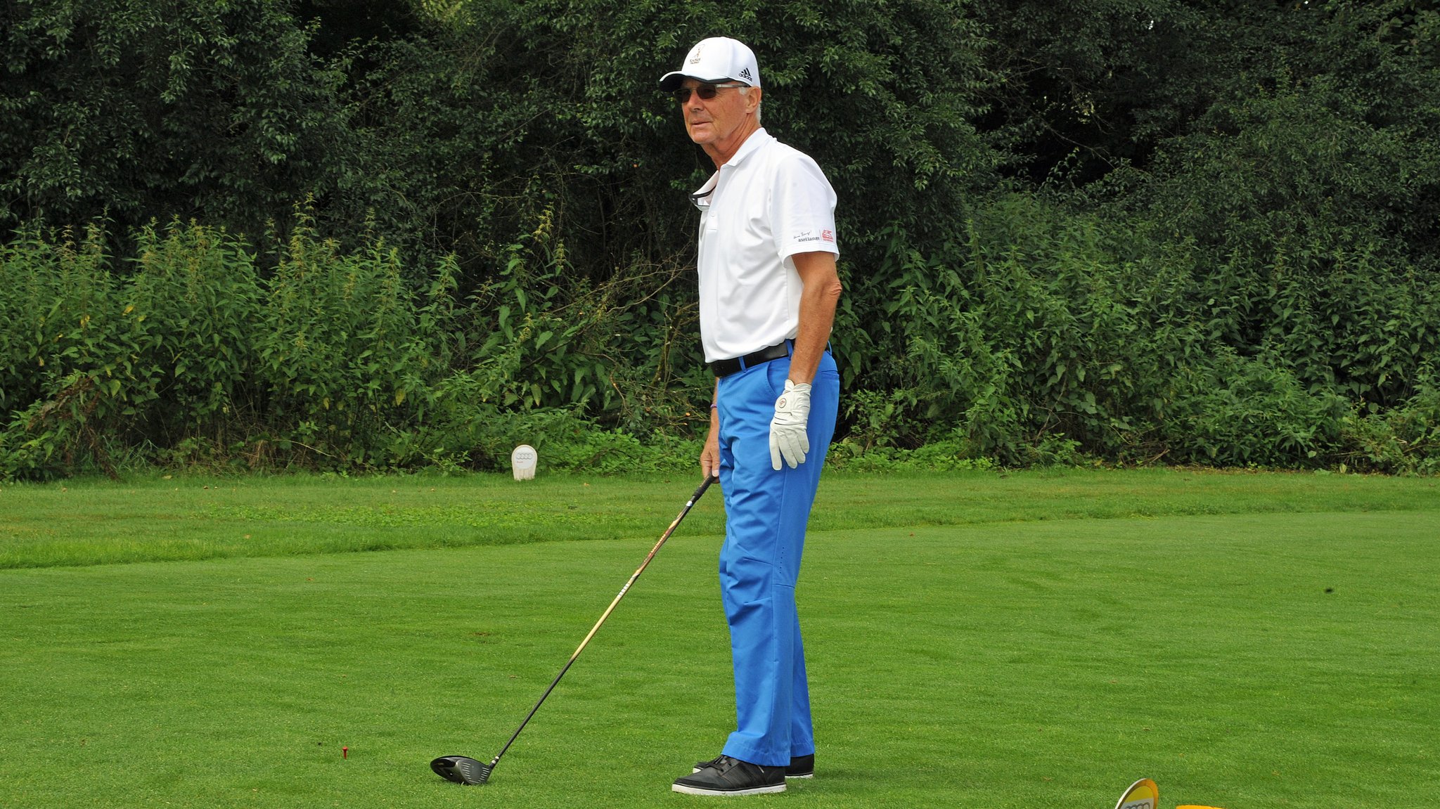 Franz Beckenbauer beim Golfen