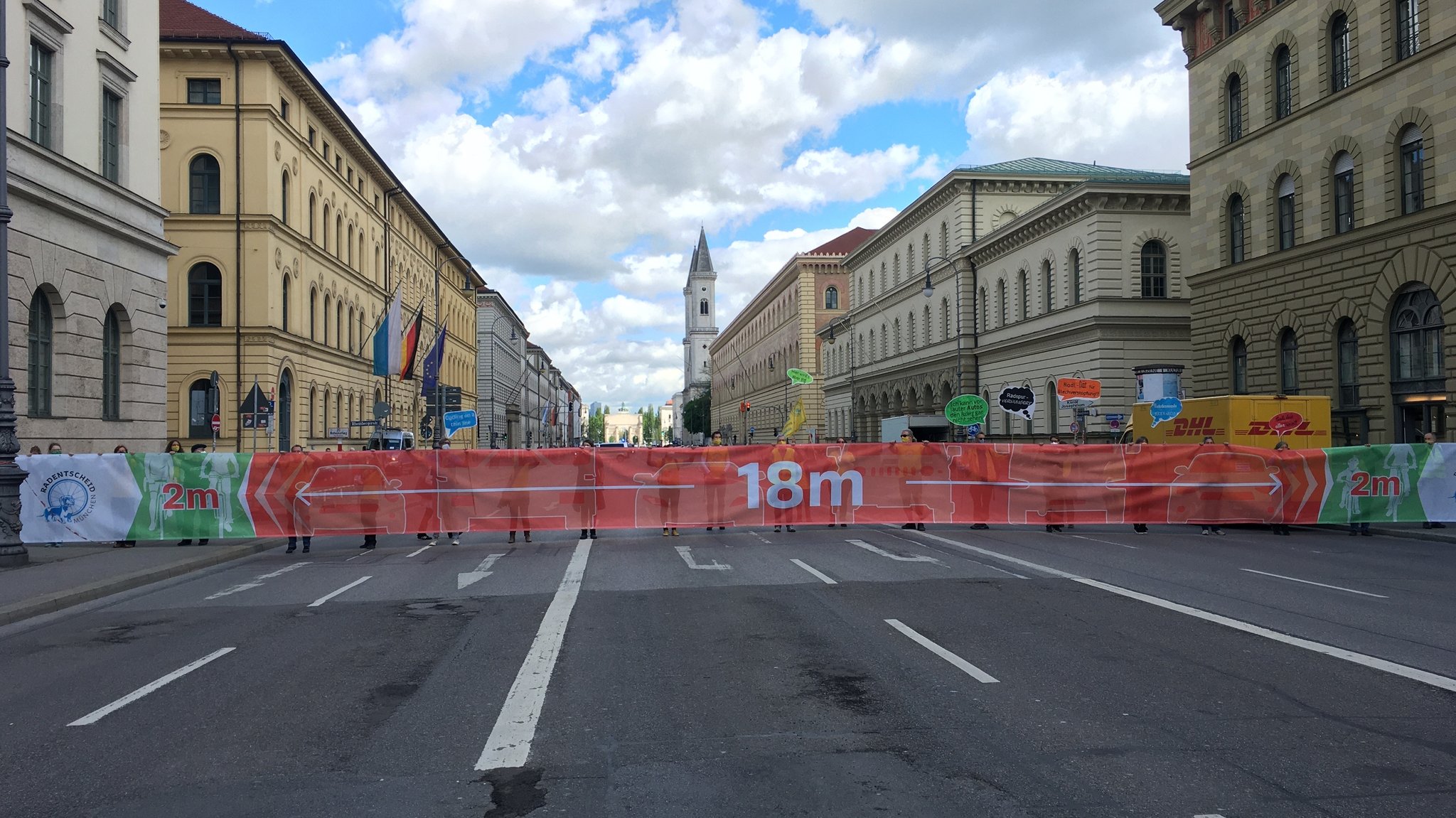 Demo der Initiative Radentscheid: Mehr Platz fürs Rad!