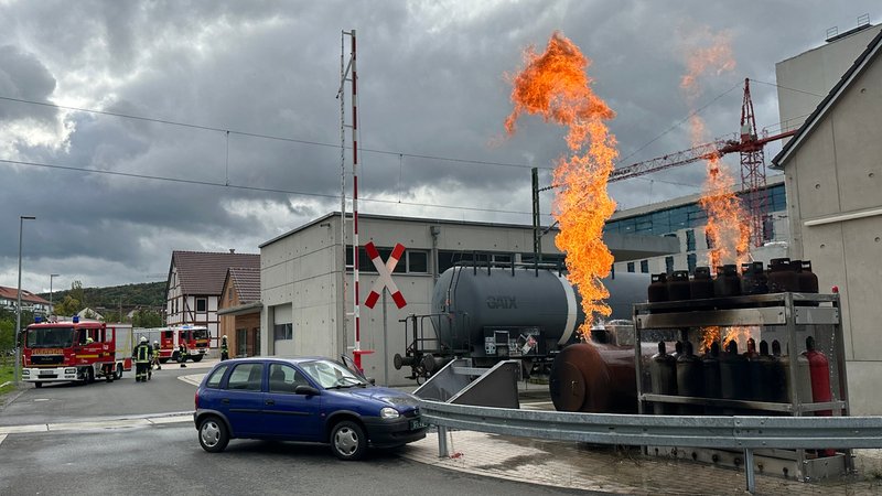 Neues Übungsgelände der Staatlichen Feuerwehrschule Würzburg | Bild: BR / Christoph Schneider Neues Übungsgelände der Staatlichen Feuerwehrschule Würzburg