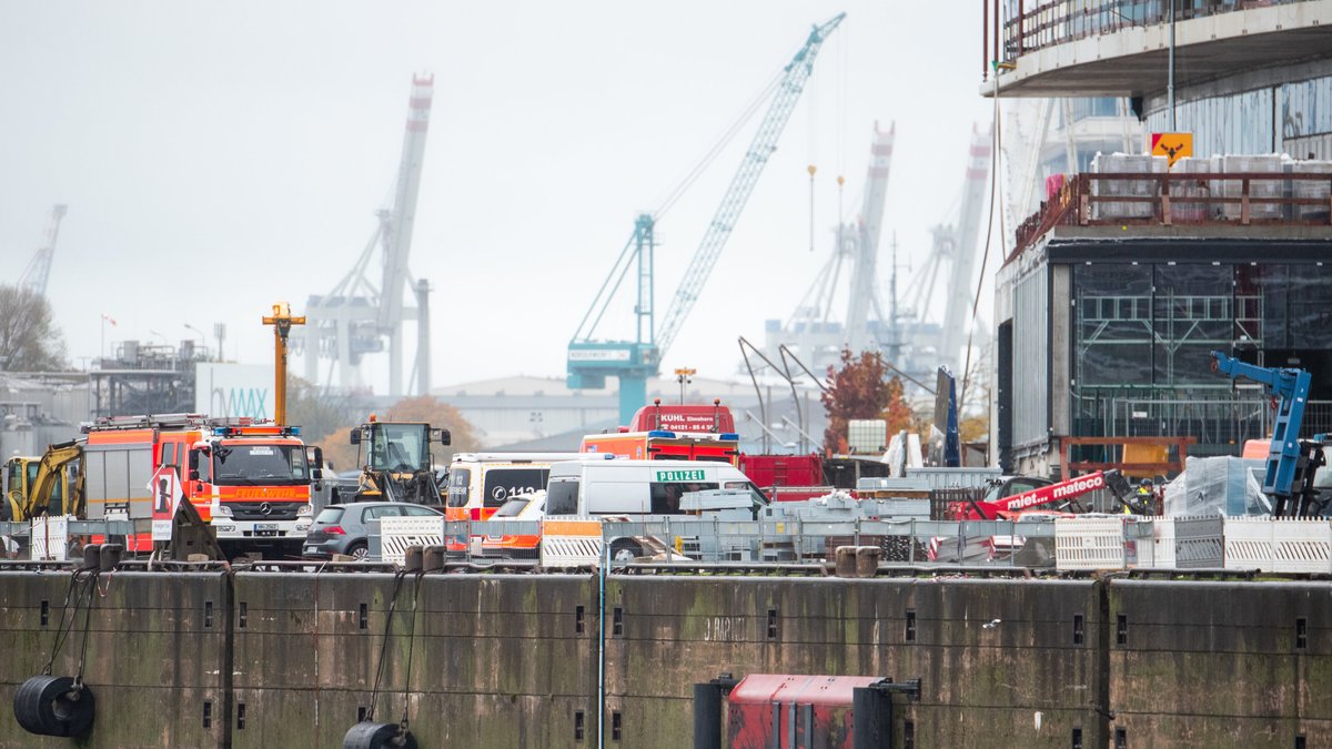 Viertes Opfer nach Unfall auf Baustelle in Hamburg wird geborgen