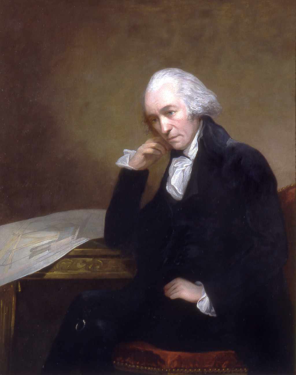 James Watt, schottischer Erfinder, verbessert die Dampfmaschine und bekommt 1769 das Patent für den separaten Kondensator.