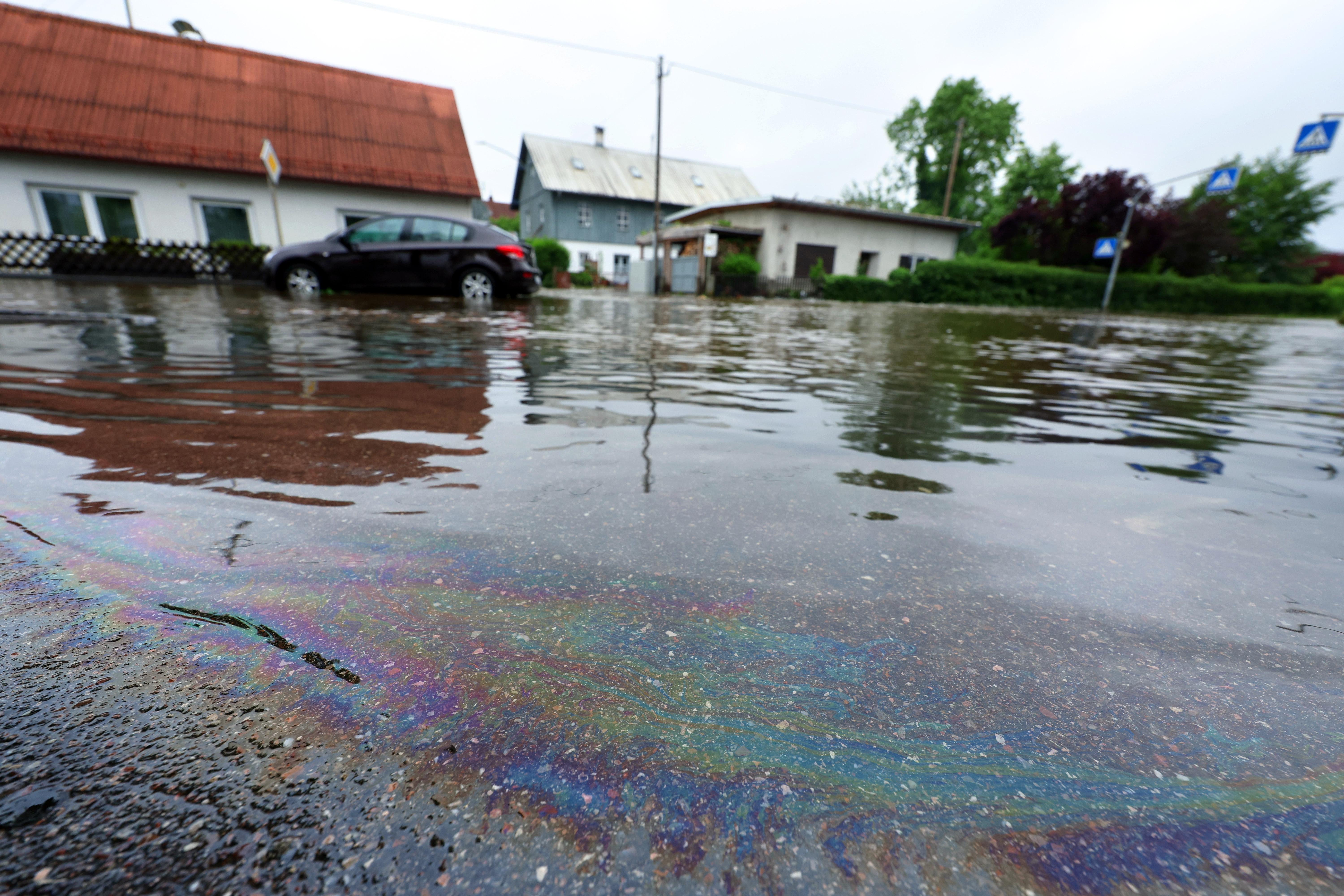 Überschwemmungen in Offingen
