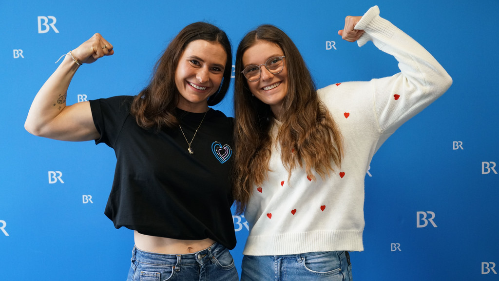 Die Augsburger Kanu-Schwestern Elena Lilik und Emily Apel