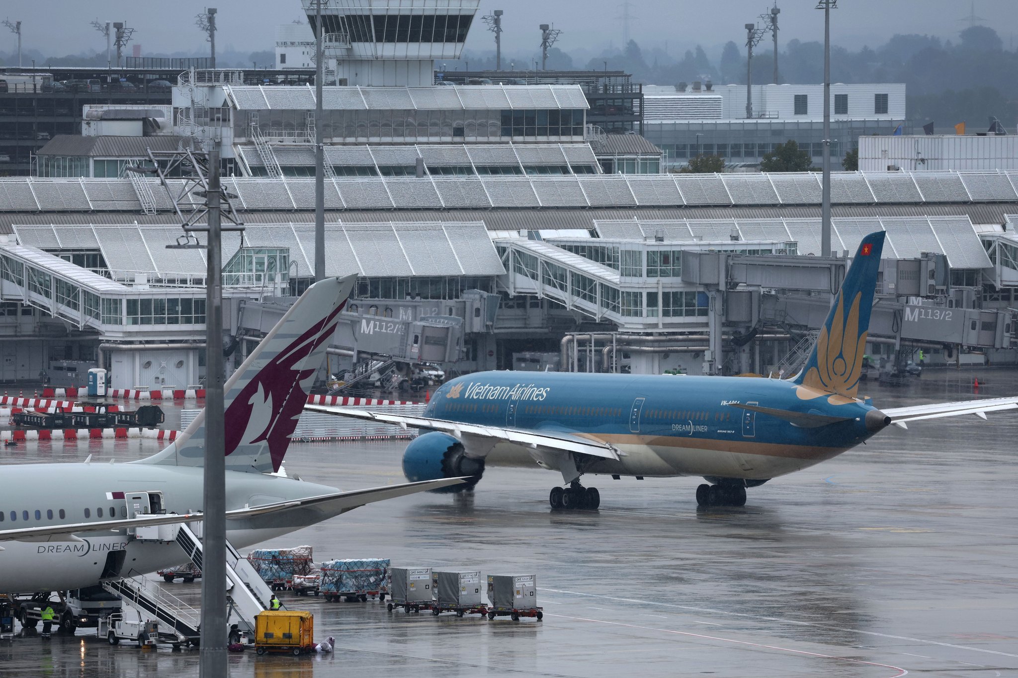 München: Ein Boeing-Dreamliner der Vietnam Airlines startet am Flughafen München in Richtung Hanoi. Am Samstag war eine Maschine derselben Flugnummer VN34 beim Start in Schwierigkeiten geraten. 