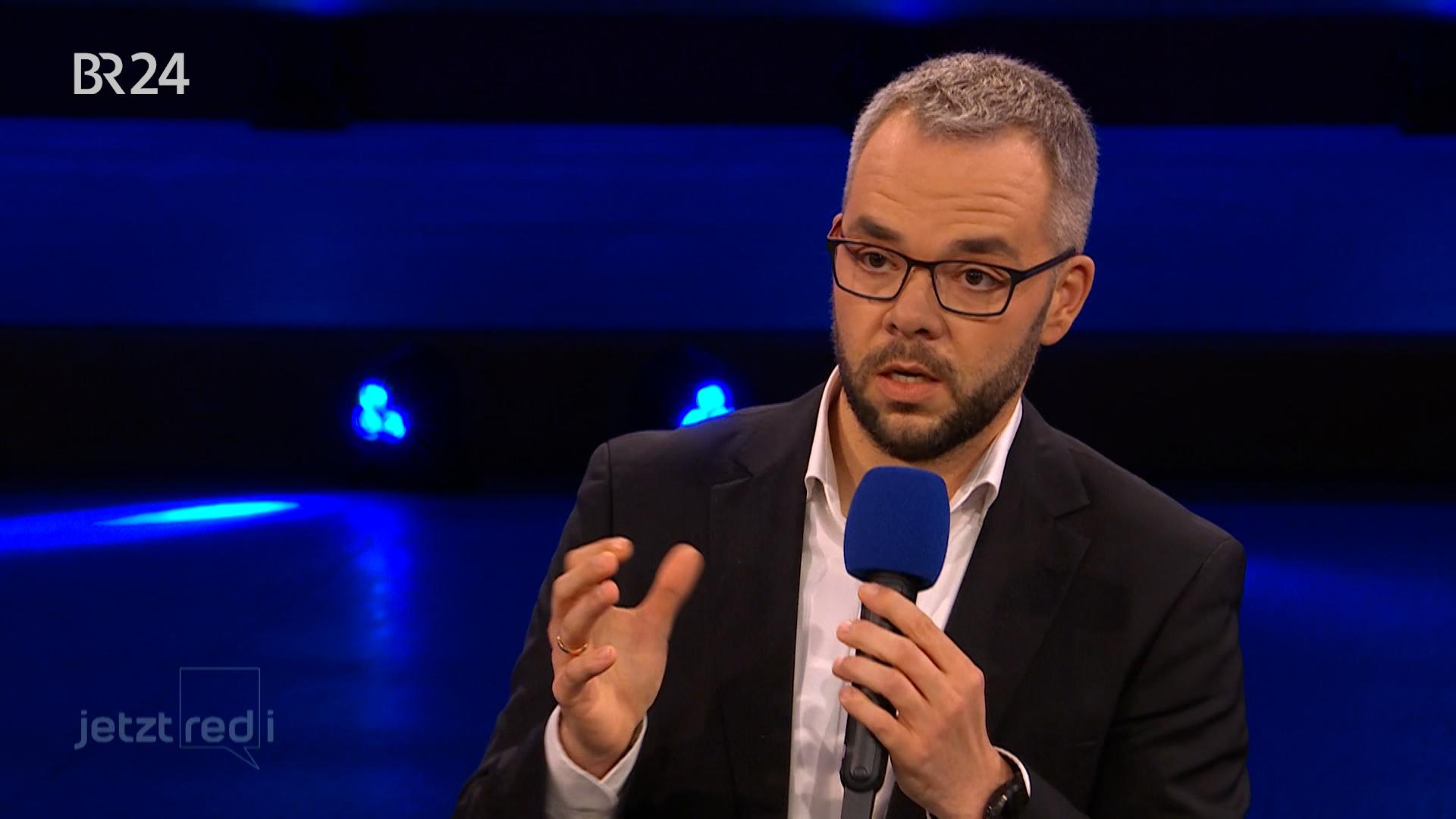 Andreas Hanna-Krahl in der "jetzt red i"-Arena