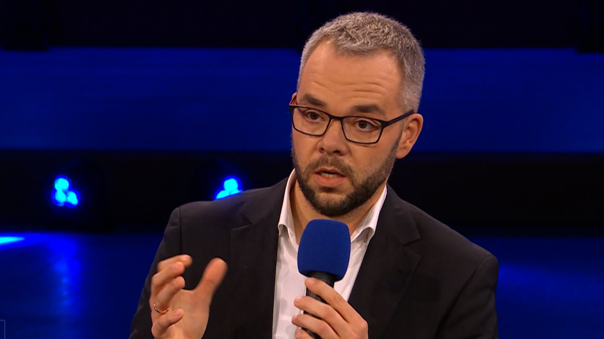 Andreas Hanna-Krahl in der "jetzt red i"-Arena | Bild: BR Fernsehen Andreas Hanna-Krahl in der "jetzt red i"-Arena