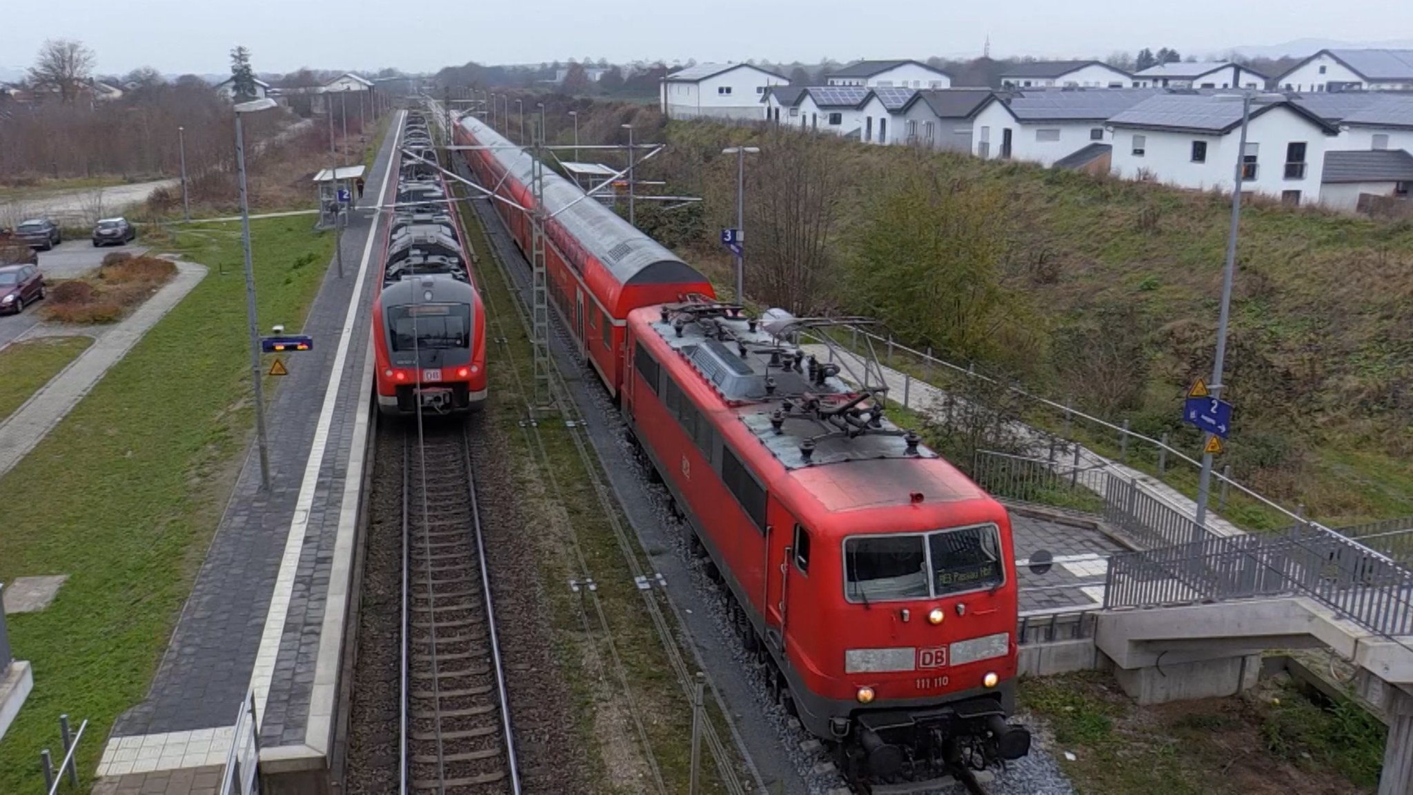 Der sieben Kilometer lange Streckenabschnitt zwischen Wörth a.d Isar und Loiching wird zweigleisig.