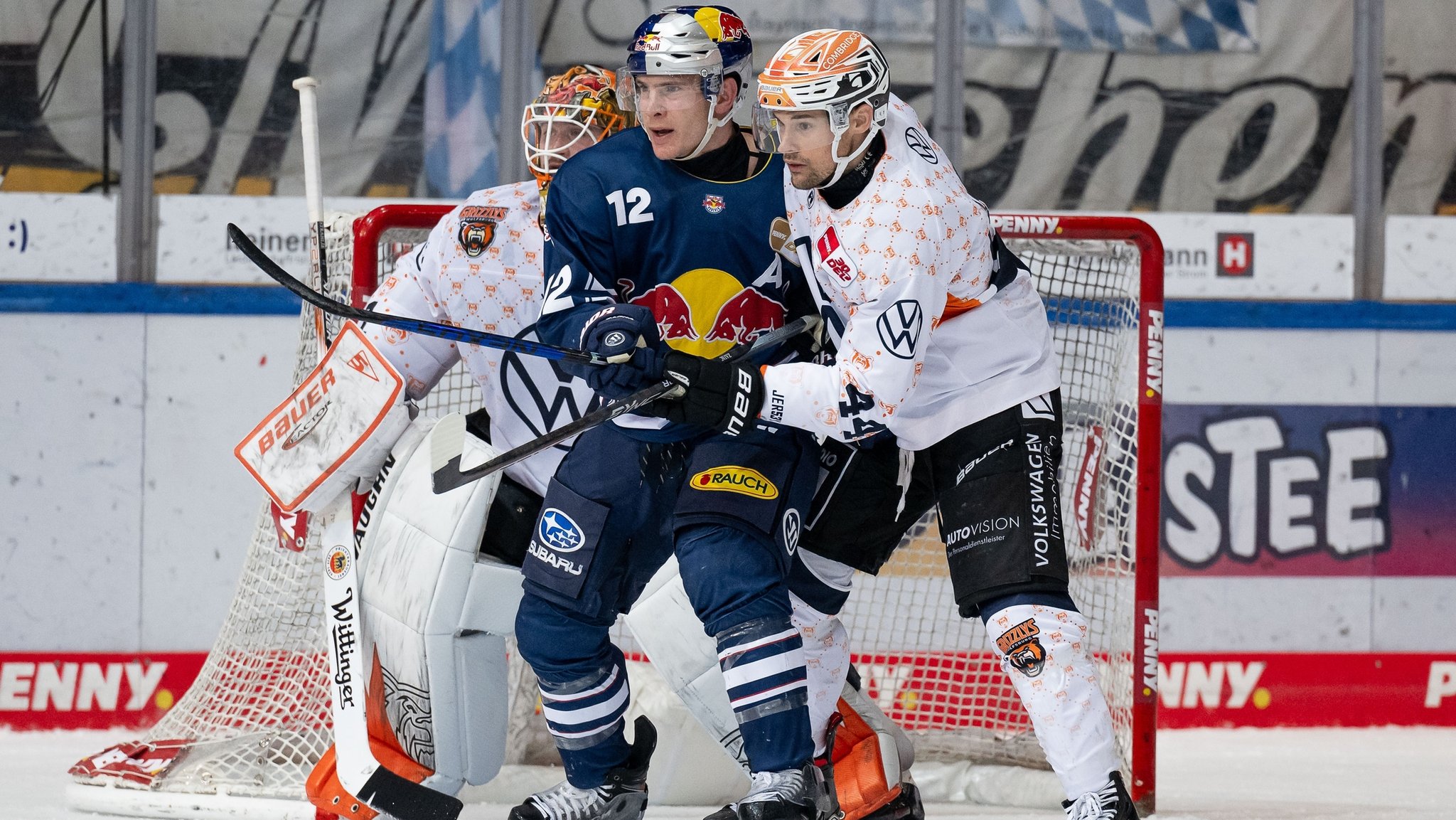 Grizzlys Wolfsburg gegen den EHC München