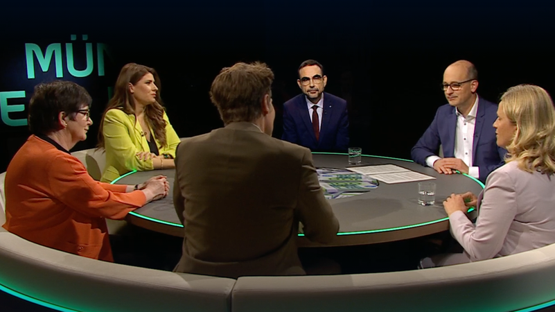 Die Münchner Runde am 19. März 2025 | Bild: BR Die Münchner Runde am 19. März 2025
