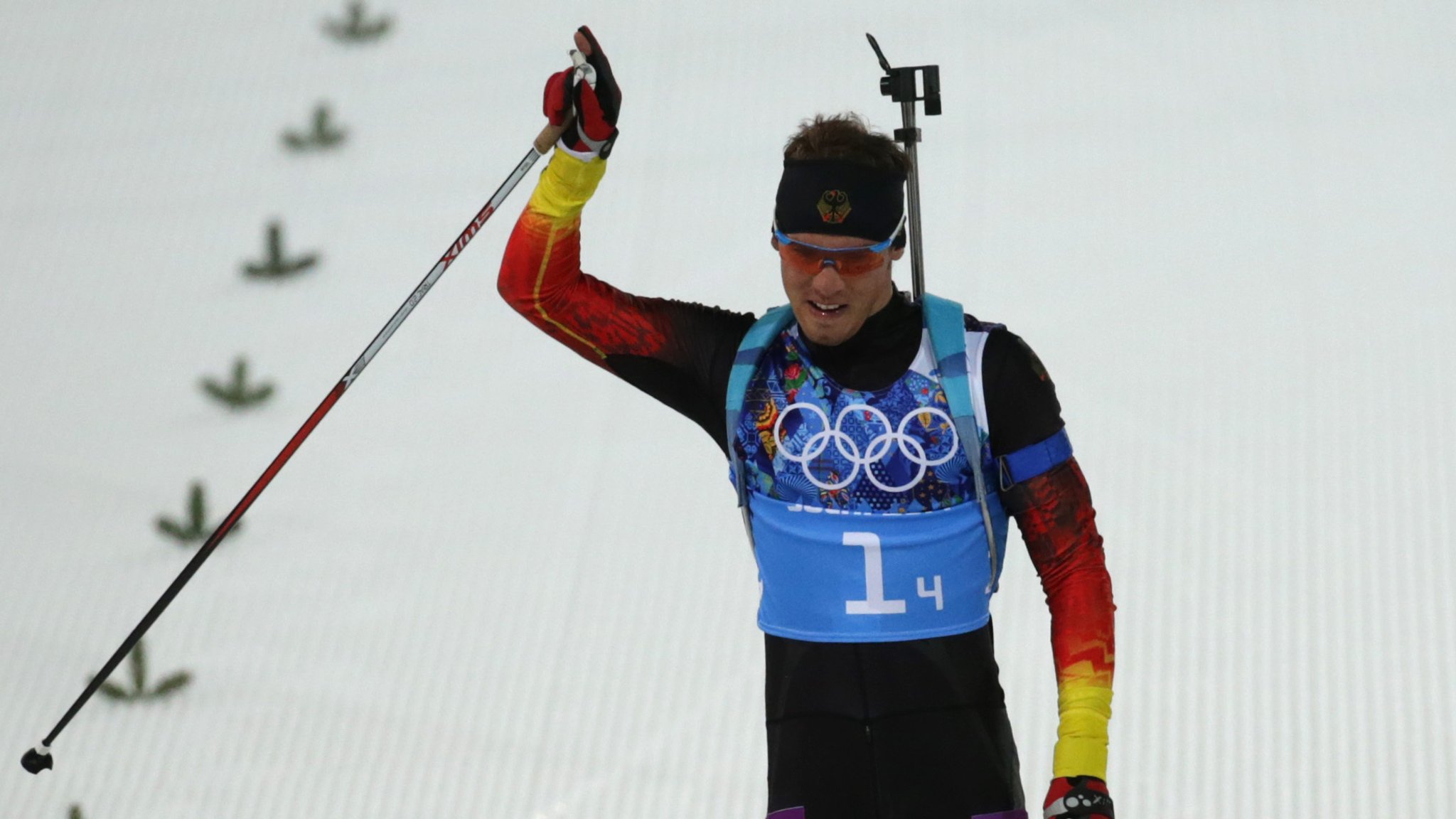 Simon Schempp bei Olympia 2014