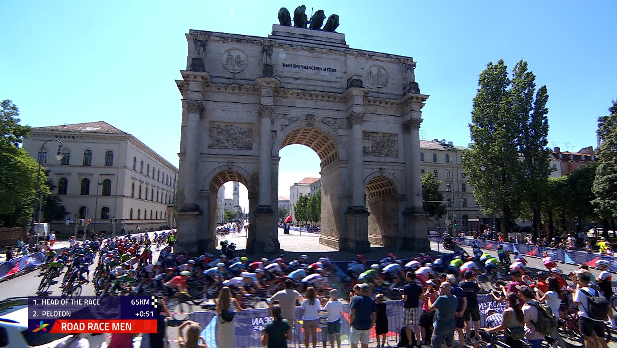 Bei den "European Championships" in München ging es am dritten Tag auf den Straßen weiter. Die Radfahrer absolvierten mehr als 200 Kilometer zwischen Murnau und München.