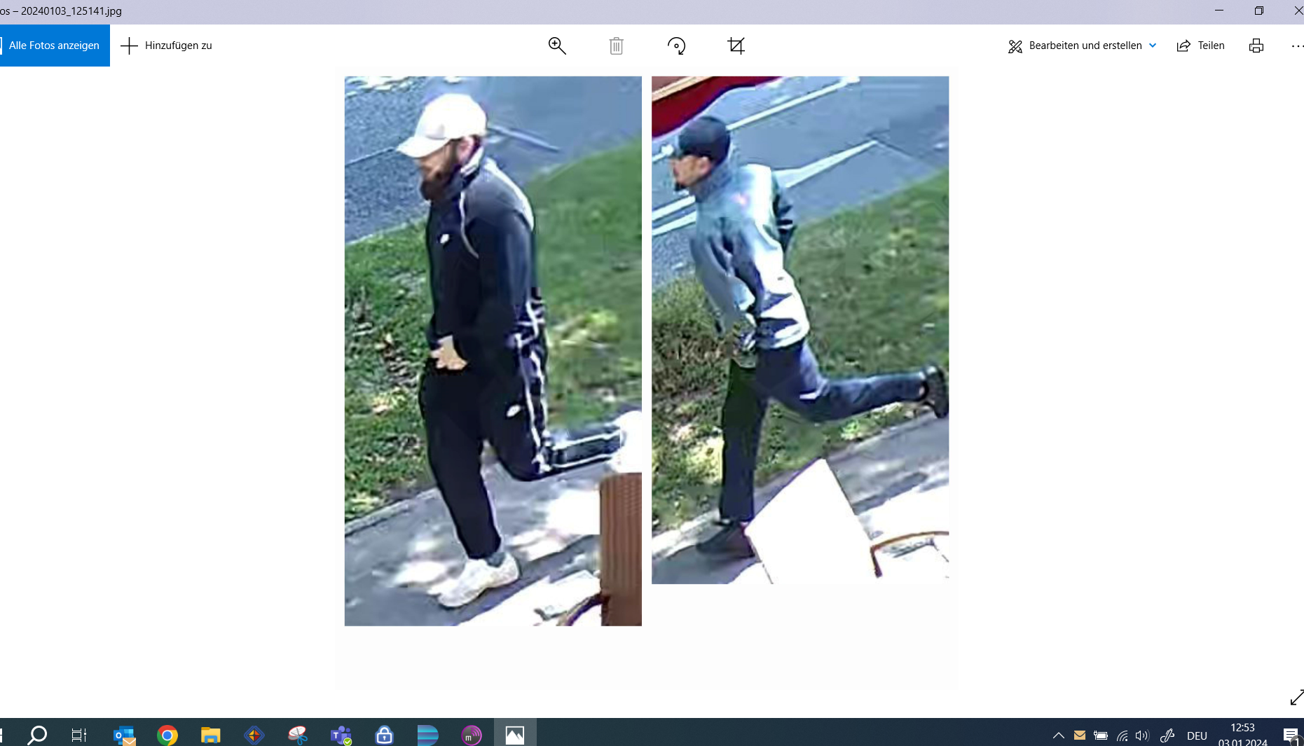 Die beiden Tatverdächtigen