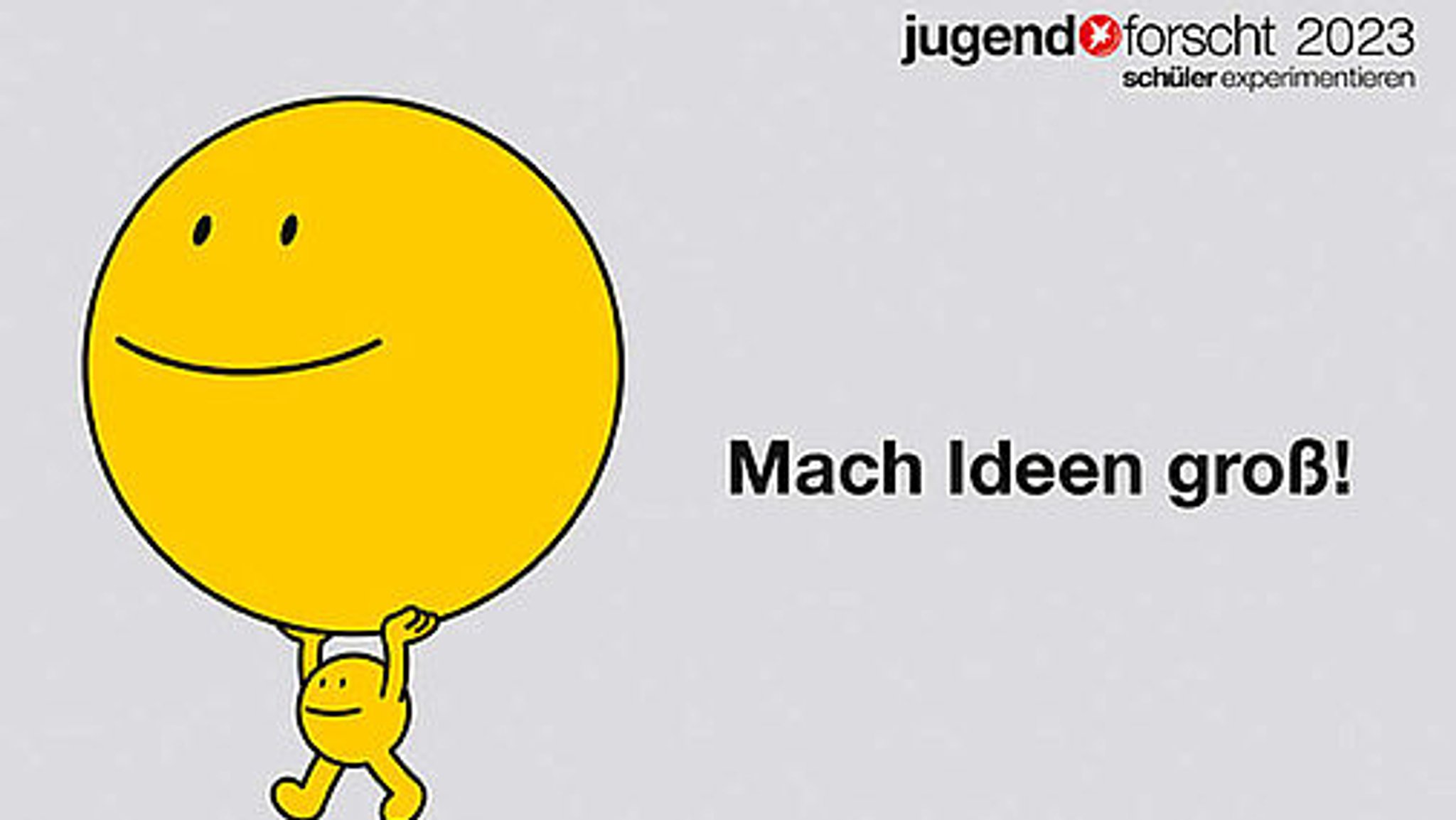Das Logo zu den Jugend forscht -, Schüler experimentieren-Wettbewerbe 2023