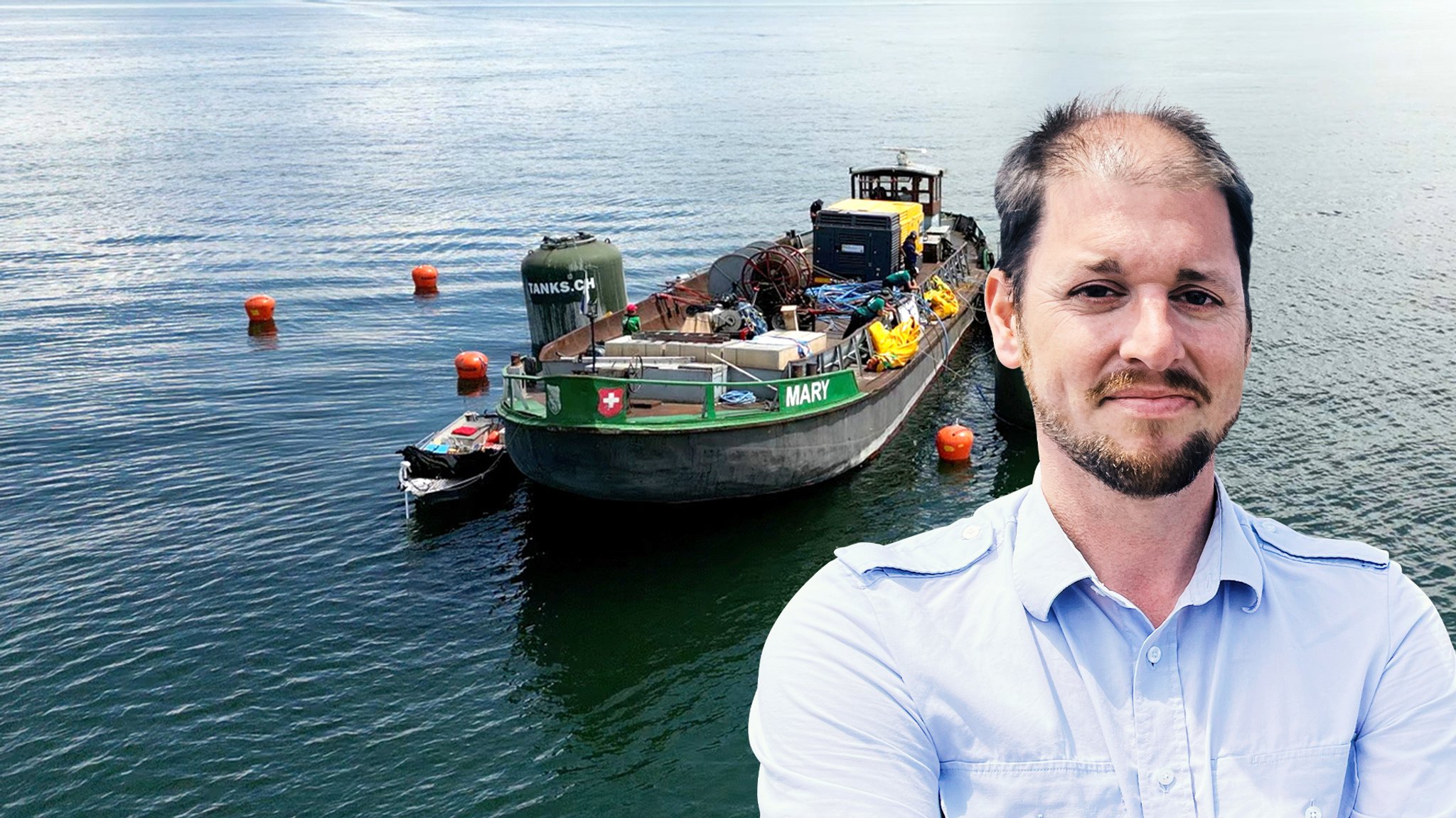 Silvan Paganini und sein Team haben ein irrwitziges Ziel: Sie wollen das Dampfschiff Säntis aus dem Bodensee bergen. 