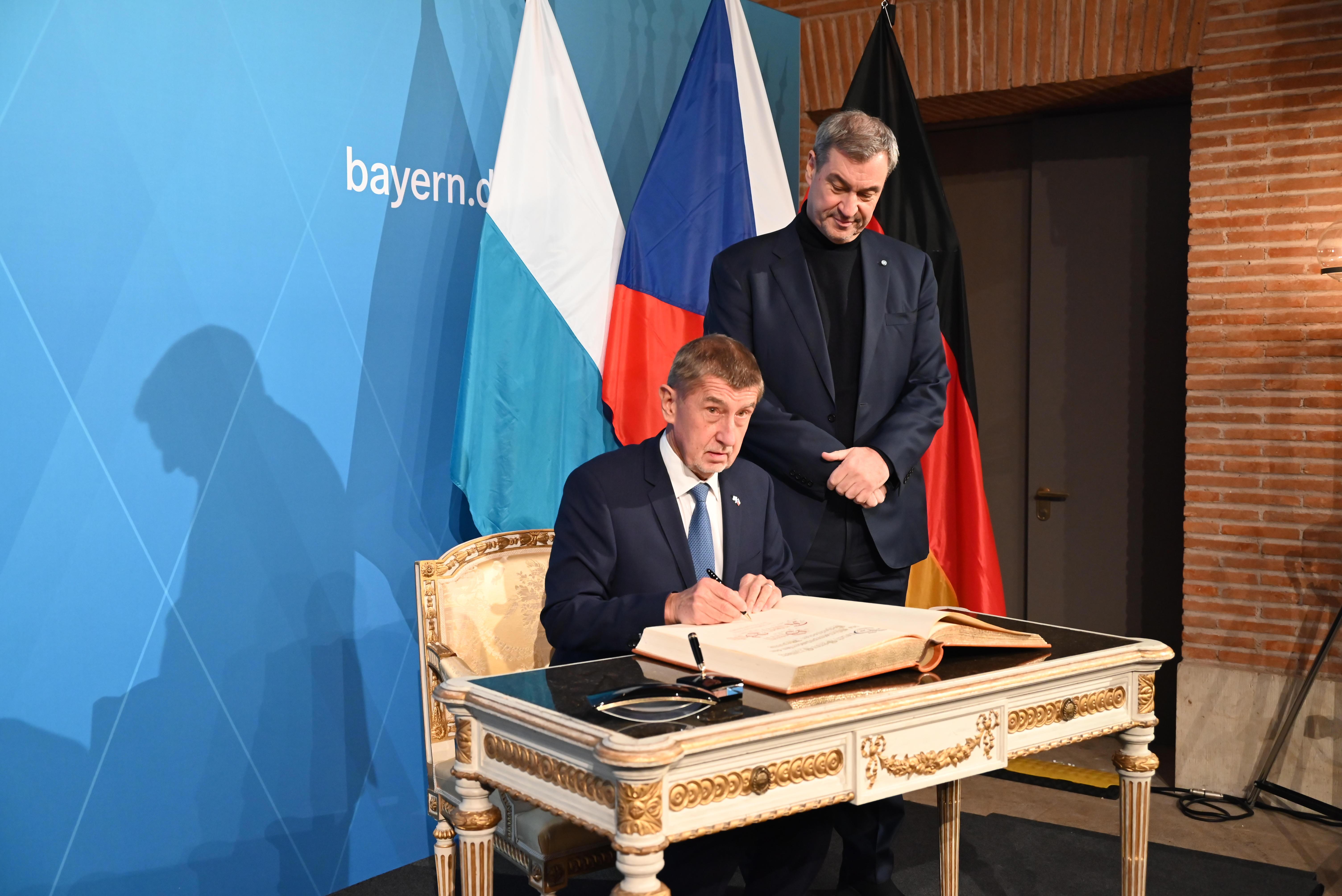 Andrej Babiš und Markus Söder 