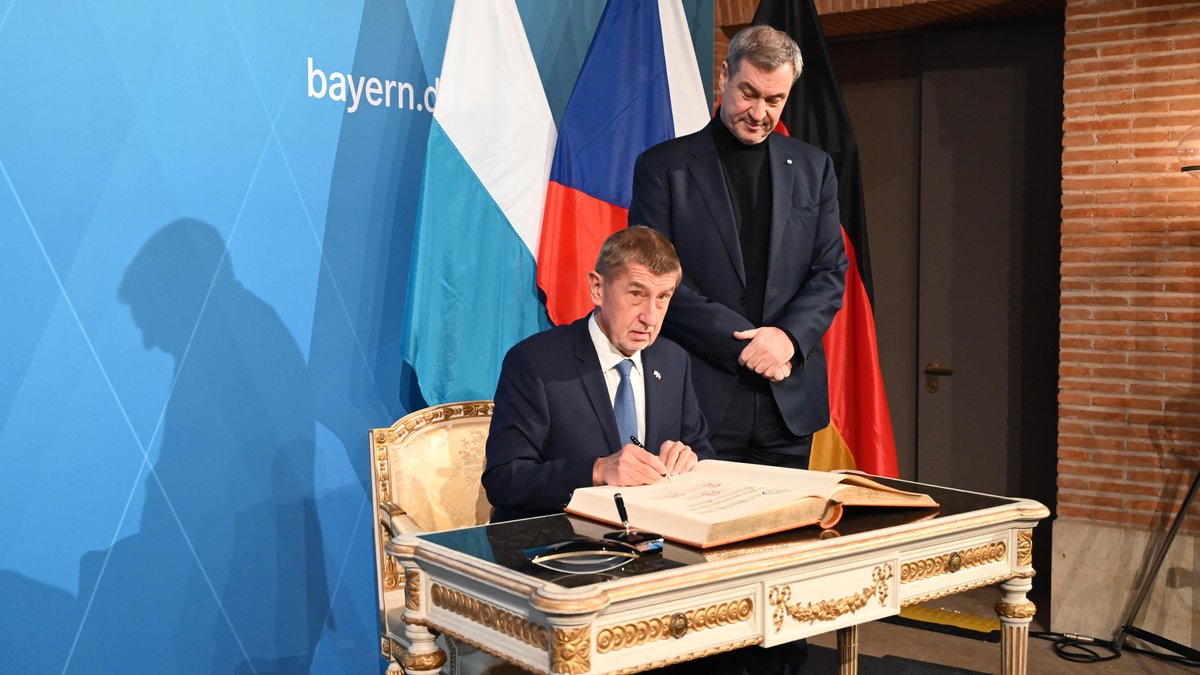 Babiš bei Söder: Zukunft Europas können nicht Panzer sein