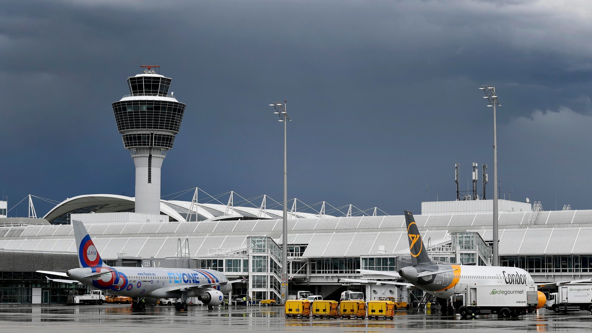 Das Terminal 1 am Münchner Flughafen