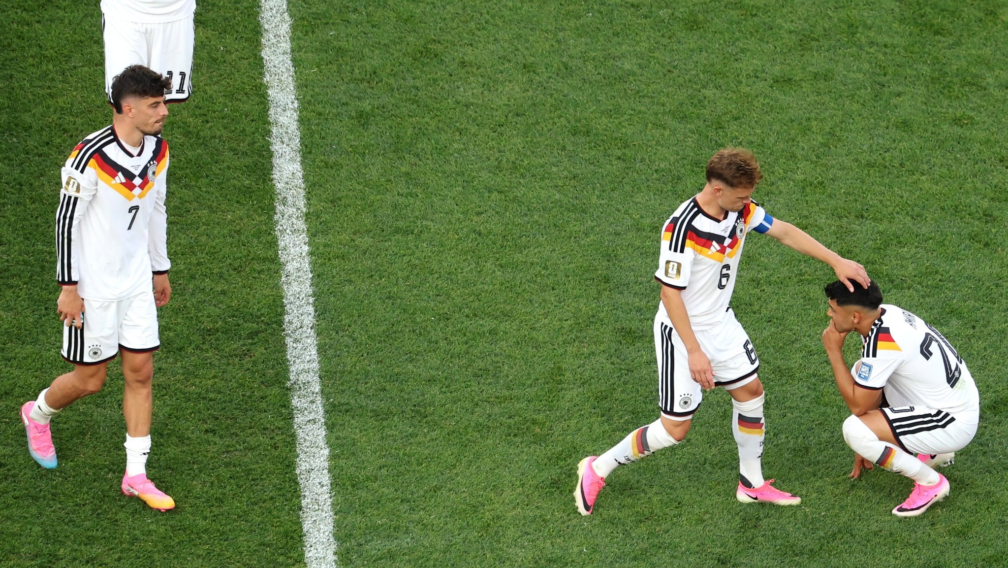 Entsetzen bei der deutschen Mannschaft