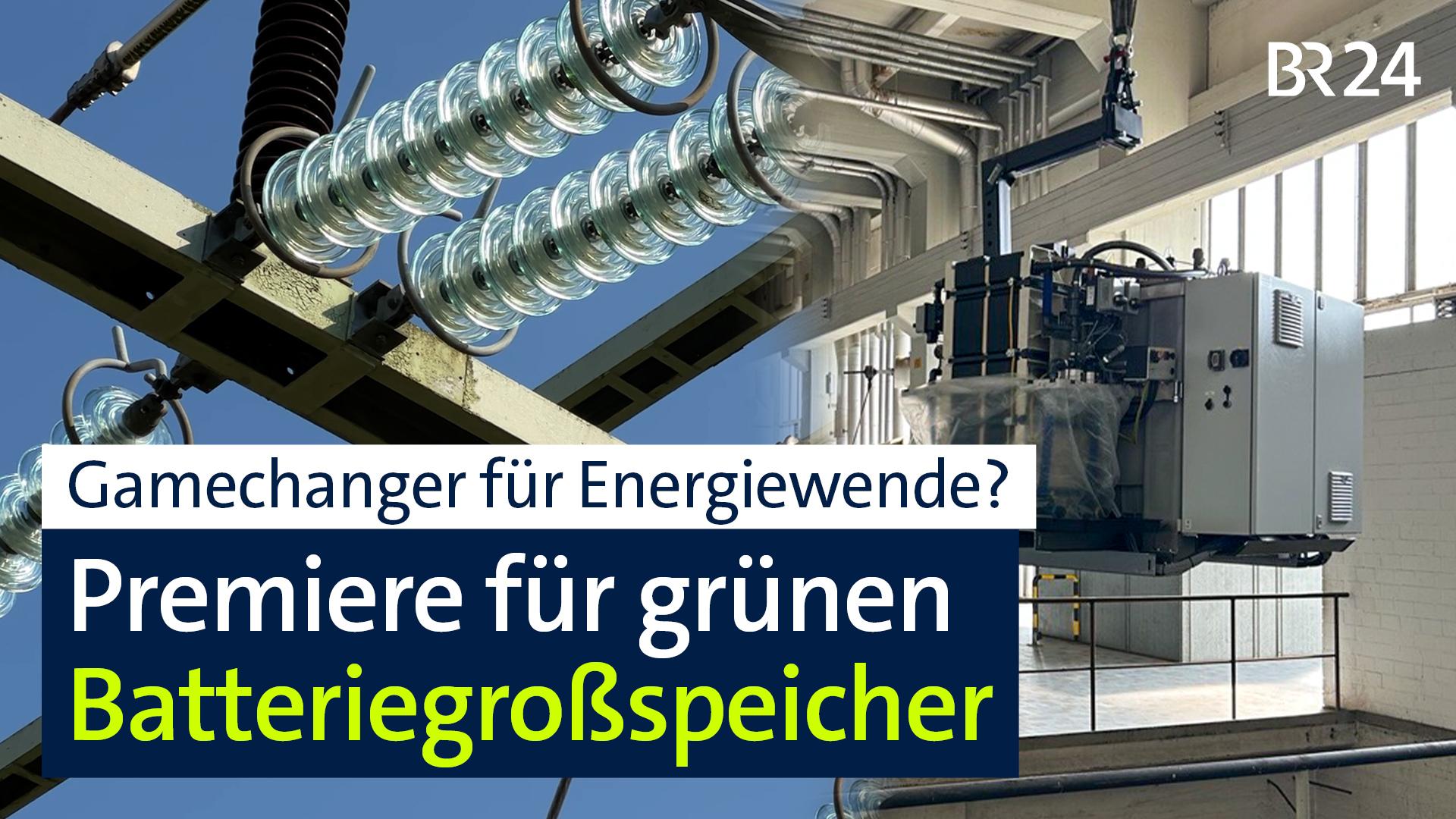Eine Firma in Alzenau stellt organische Großspeicher her. Jetzt kommen sie erstmals zum Einsatz.