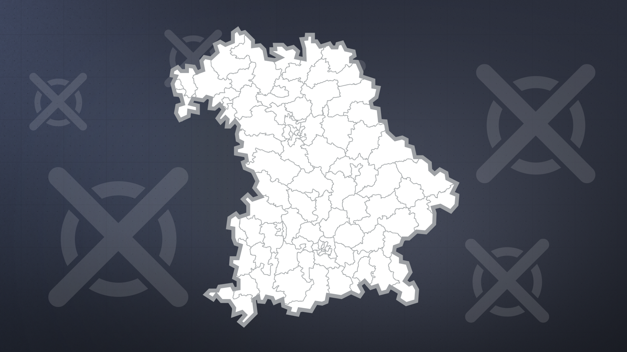 Landtagswahl in Bayern 2023: Alle Stimmkreise im Überblick