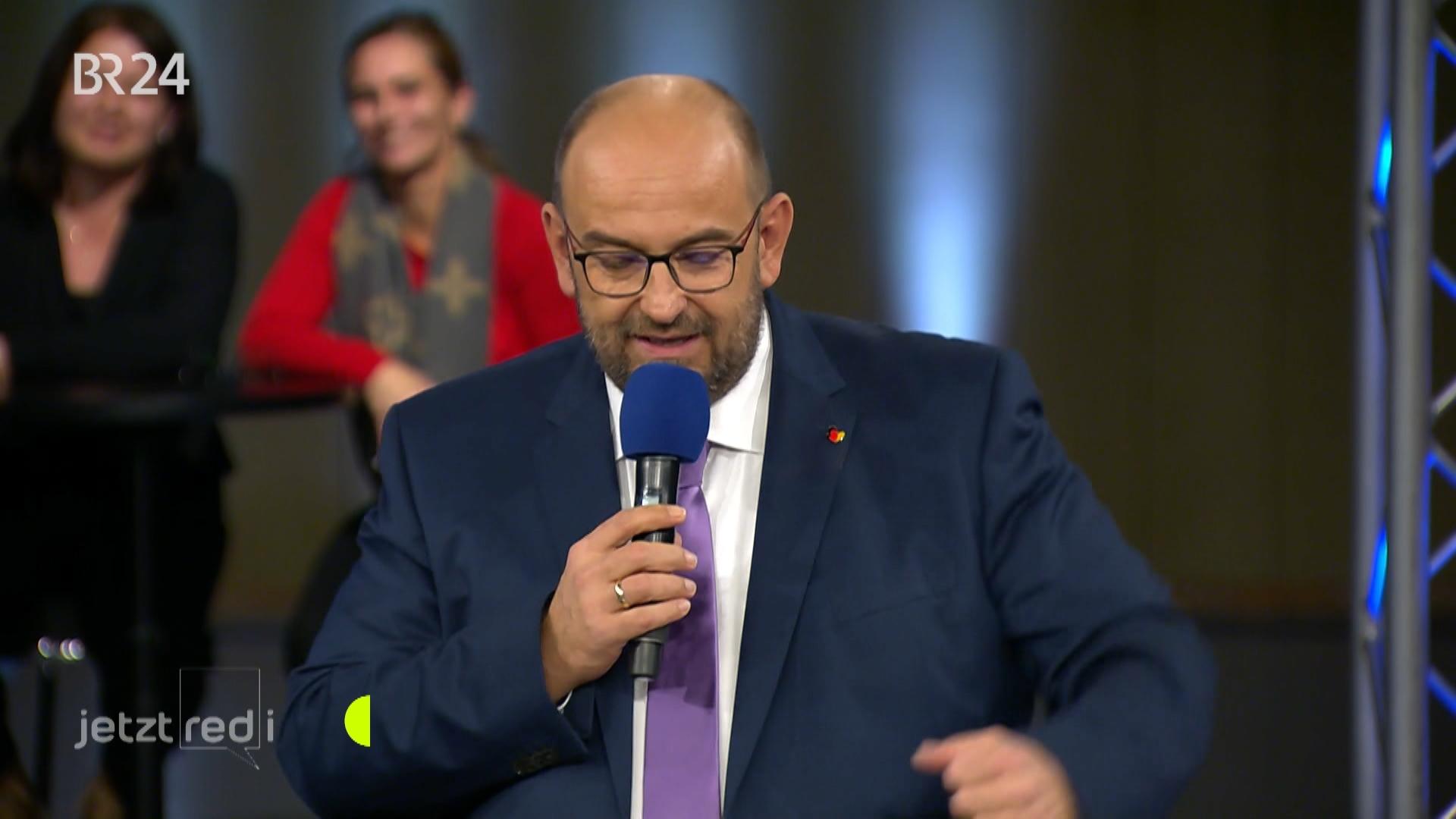 Stephan Protschka (AfD) bei "jetzt red i" in Großmehring