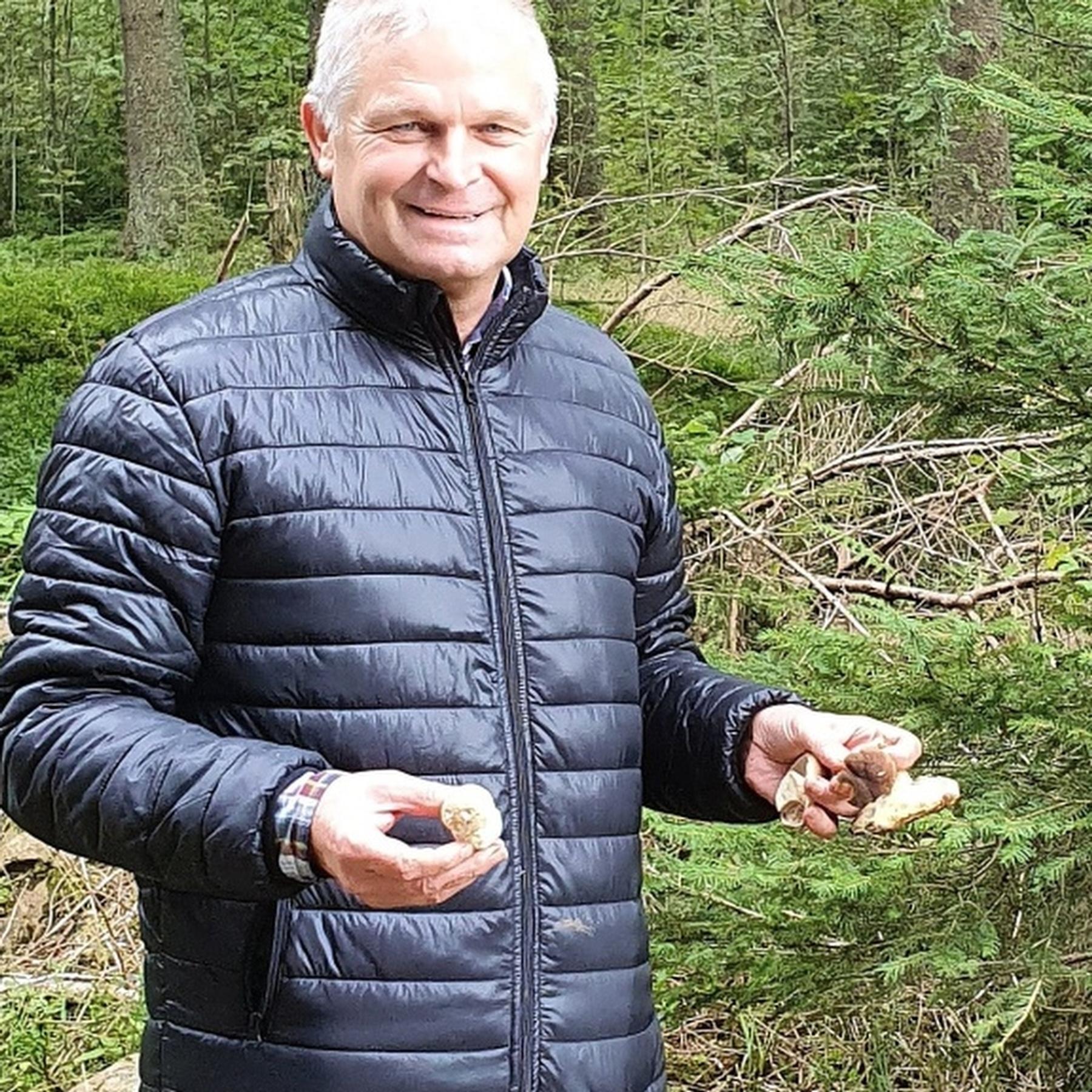 Pilzberater Wolfgang Bachmeier