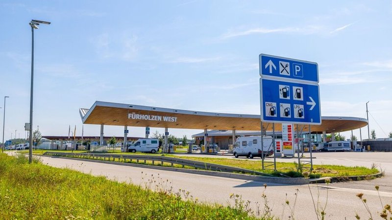 Testsieger: Rastanlage Fürholzen West an der A9 | Bild: dpa-Bildfunk/©ADAC/Theo Klein Testsieger: Rastanlage Fürholzen West an der A9