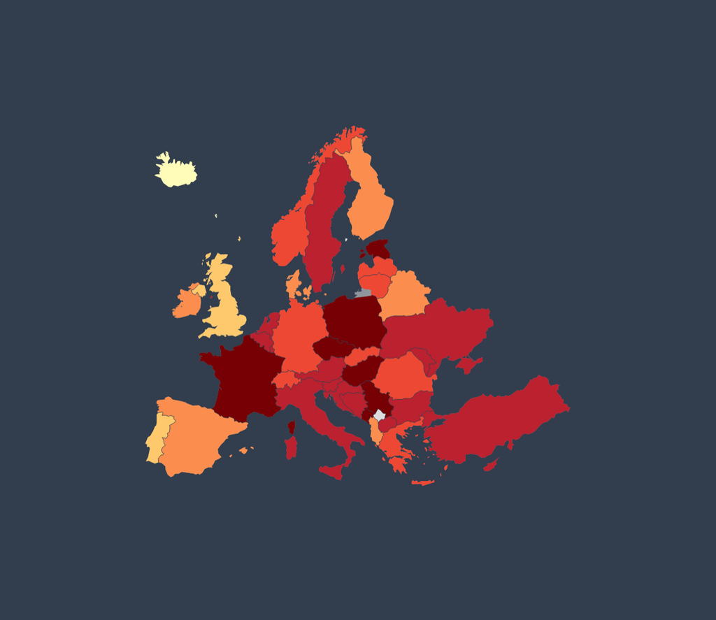 In welchen beliebten Urlaubsländern in Europa sind die aktuellen Corona-Fallzahlen am höchsten?