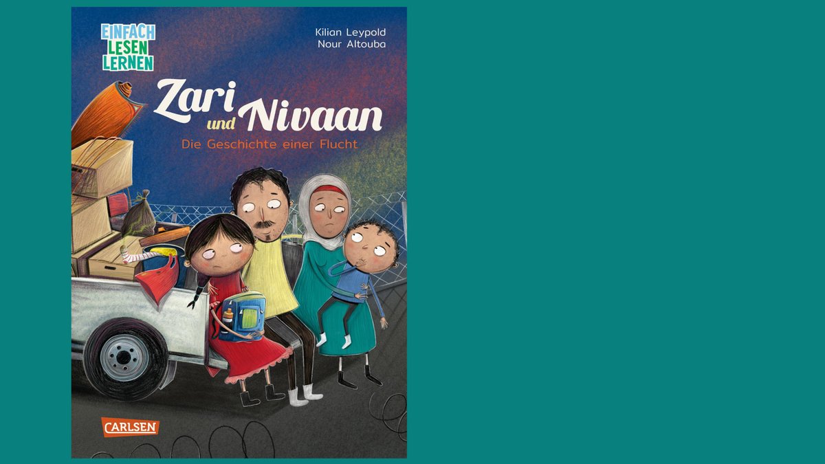 "Zari und Nivaan – Die Geschichte einer Flucht" von Kilian Leypold und Nour Altouba, Cover