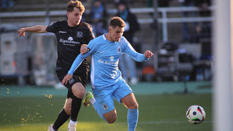 Spielszene TSV 1860 München - SpVgg Unterhaching | Bild: picture alliance / Wagner | Ulrich Wagner Spielszene TSV 1860 München - SpVgg Unterhaching