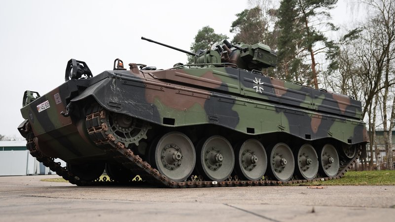Ein Schützenpanzer "Marder" der Bundeswehr 